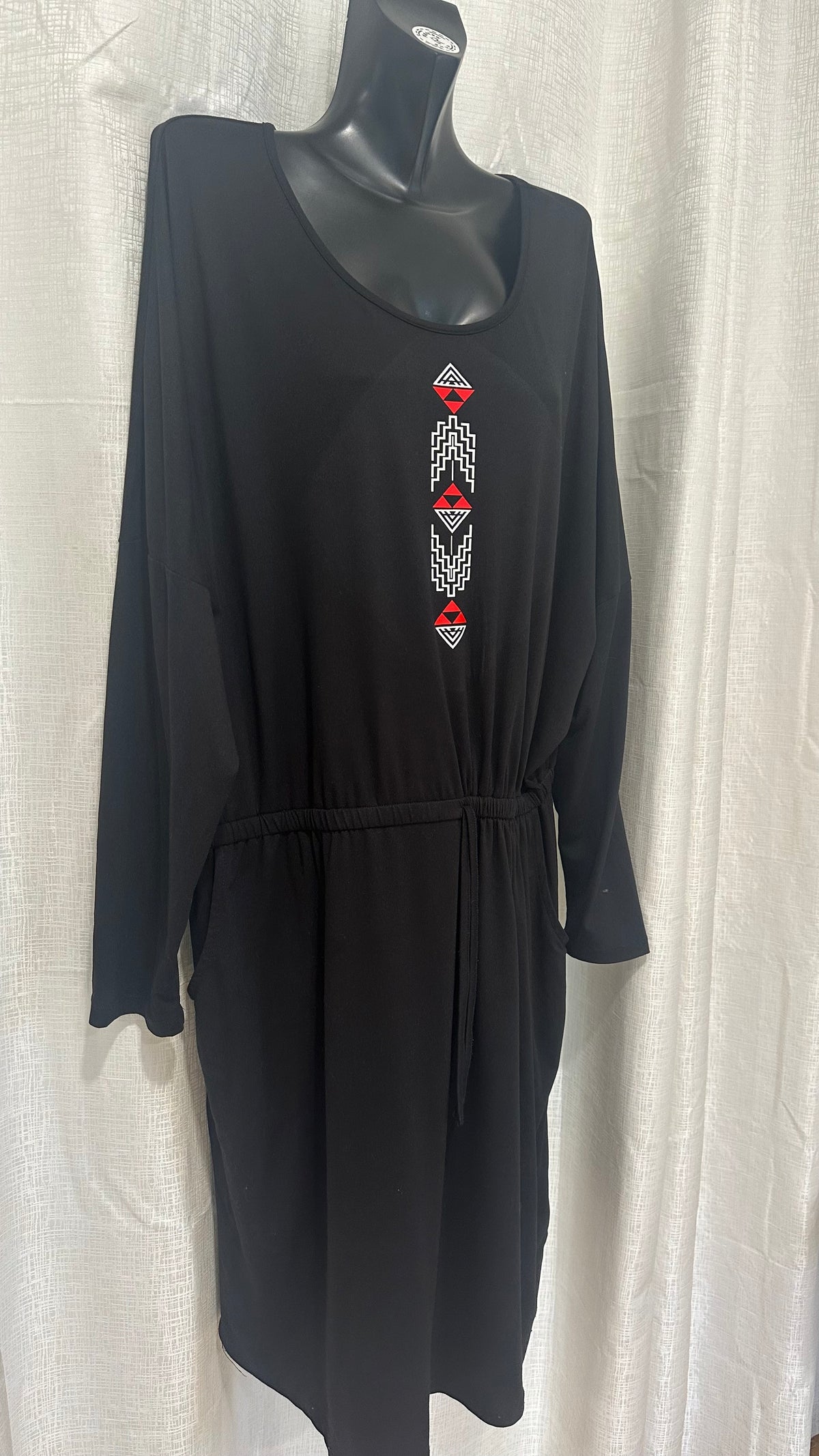 Midi Dress n Black  x Size 22 x