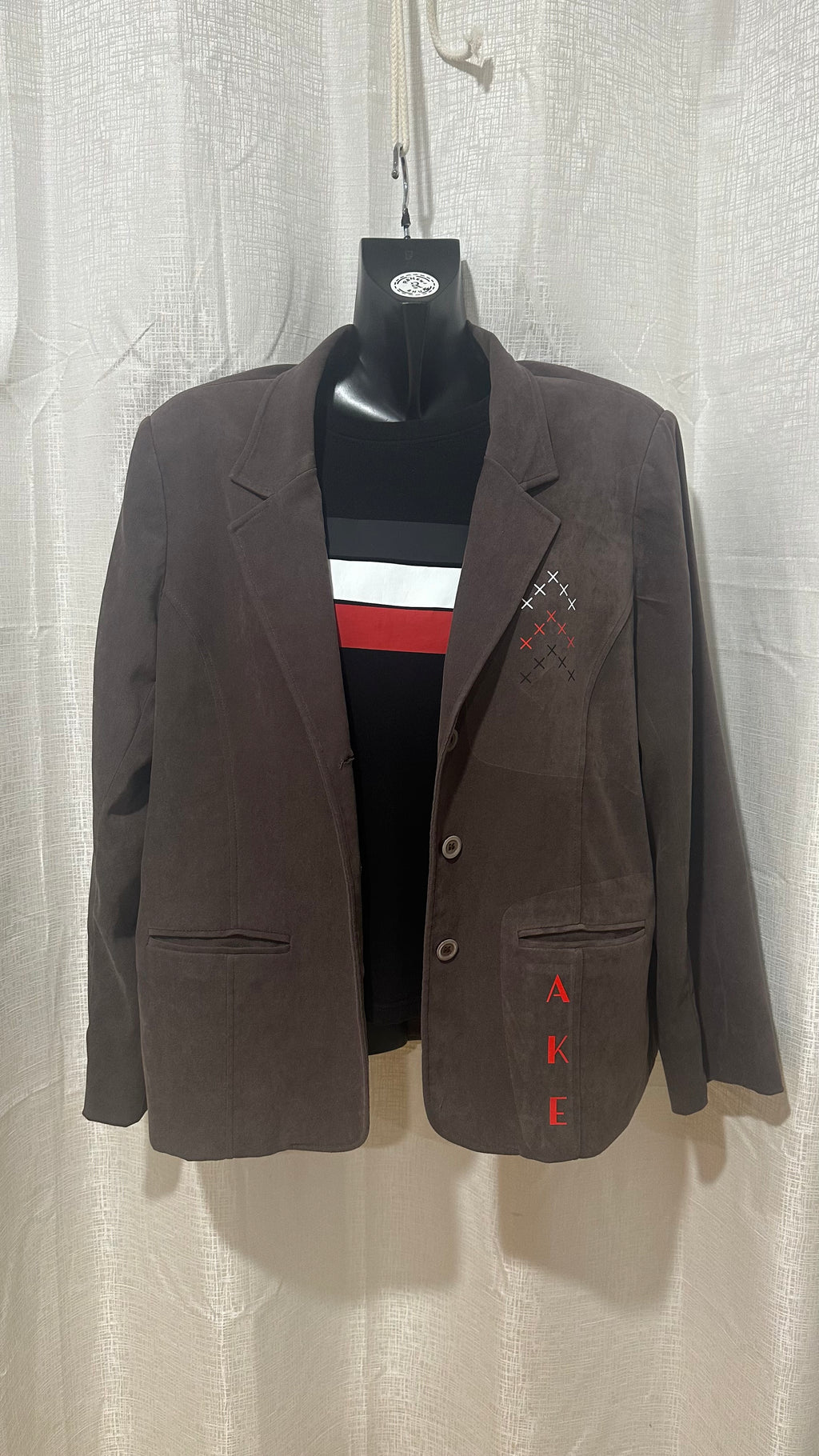 STATEMENT Jacket n Brown x Size 16 x