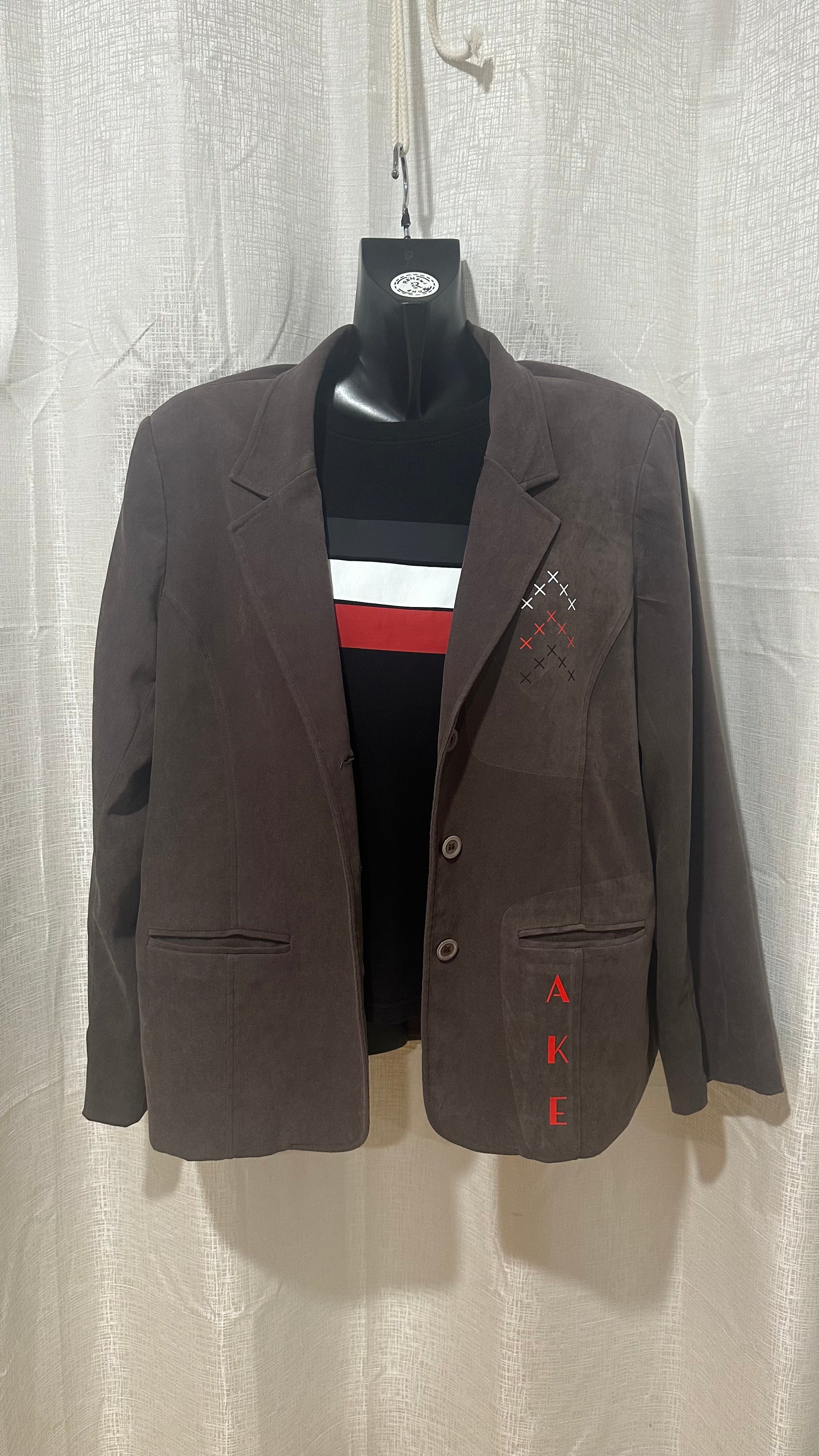 STATEMENT Jacket n Brown x Size 16 x