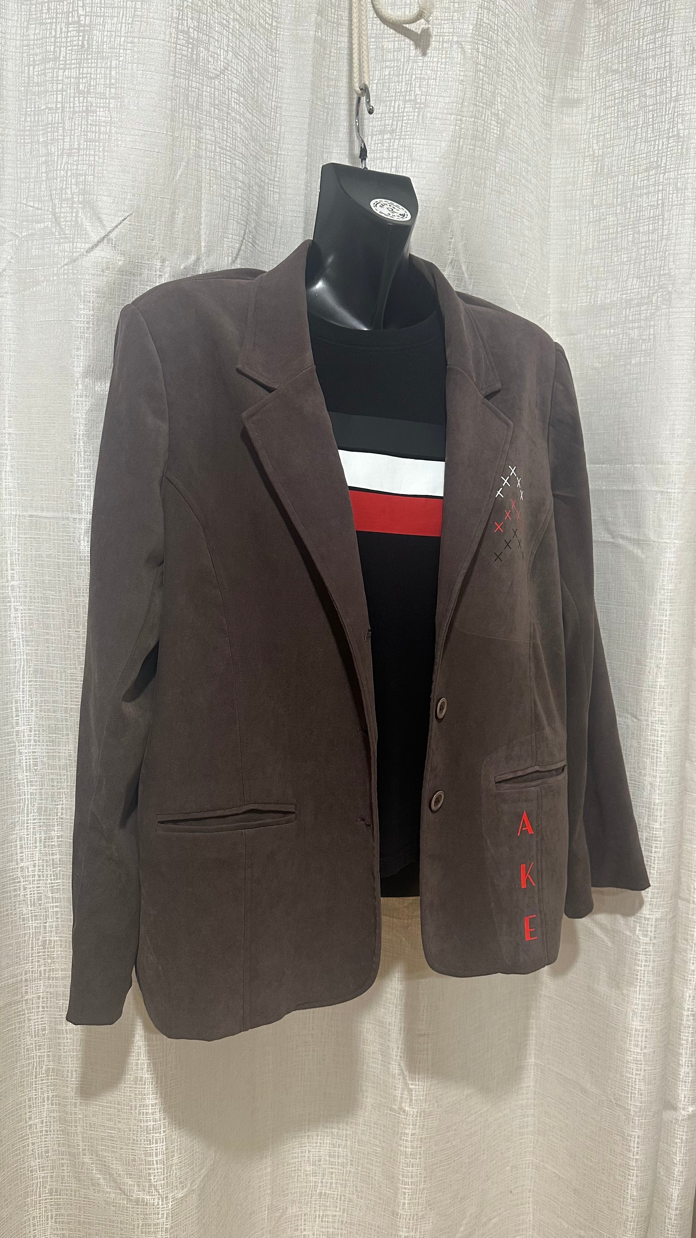 STATEMENT Jacket n Brown x Size 16 x