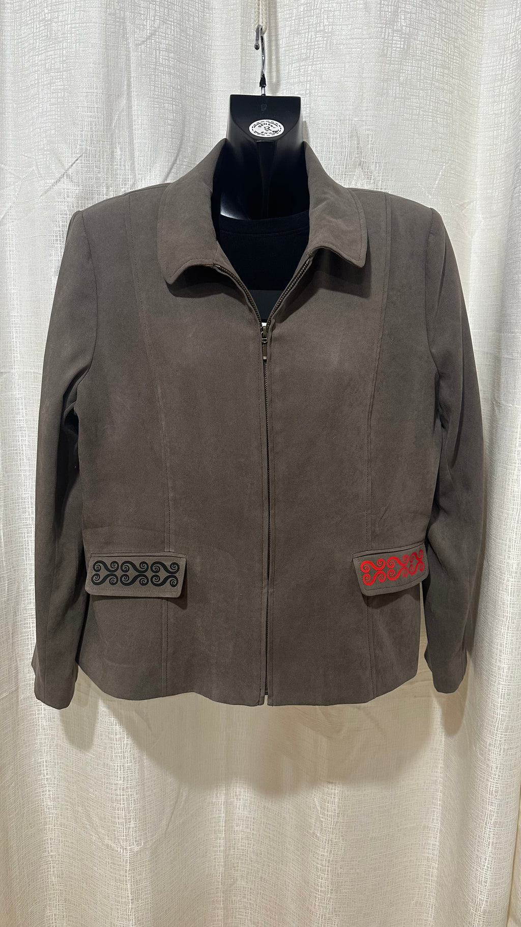 STATEMENT Jacket n Brown x Size 16 x