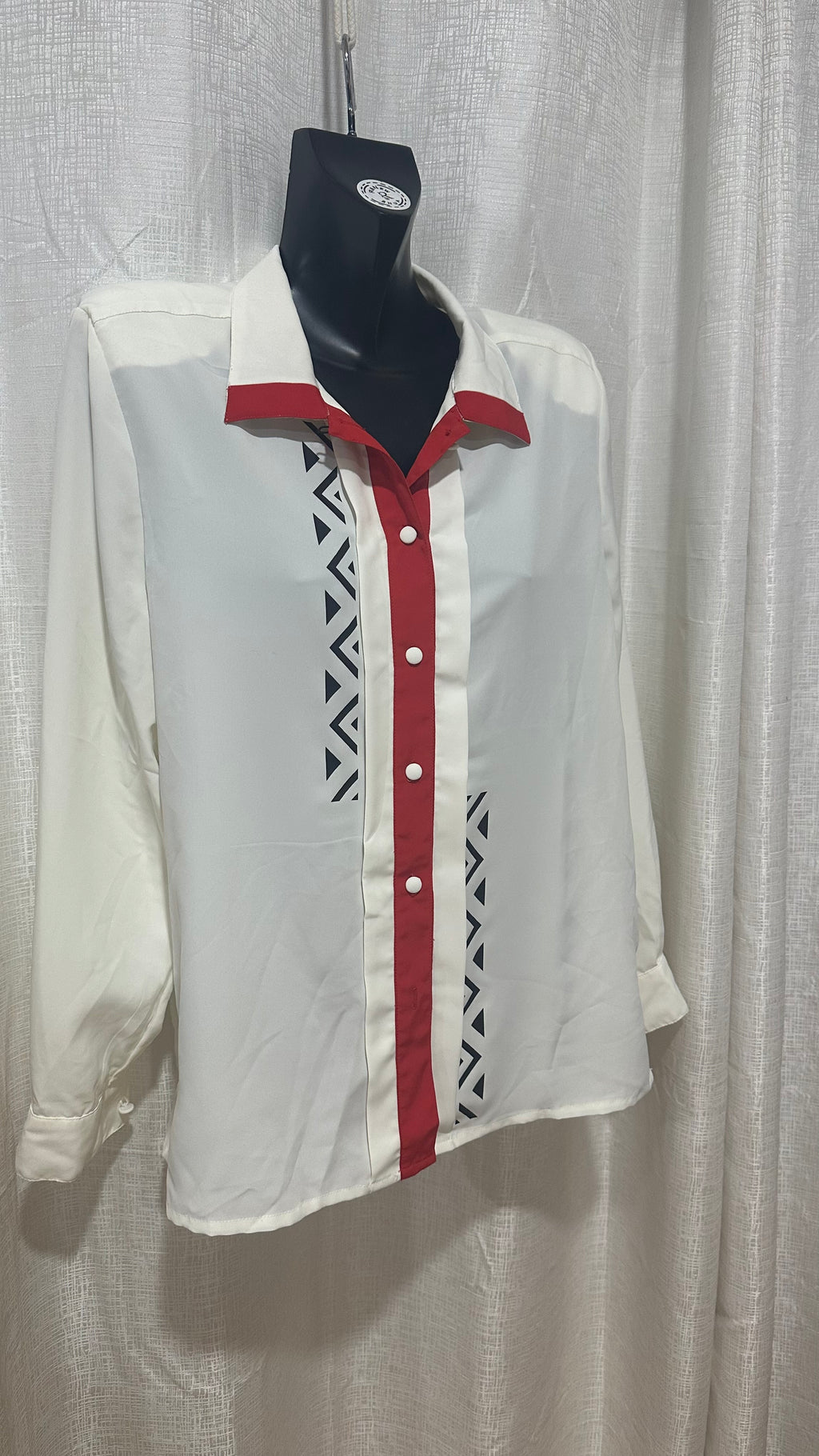 Wahine Shirt n White x Size 14 x