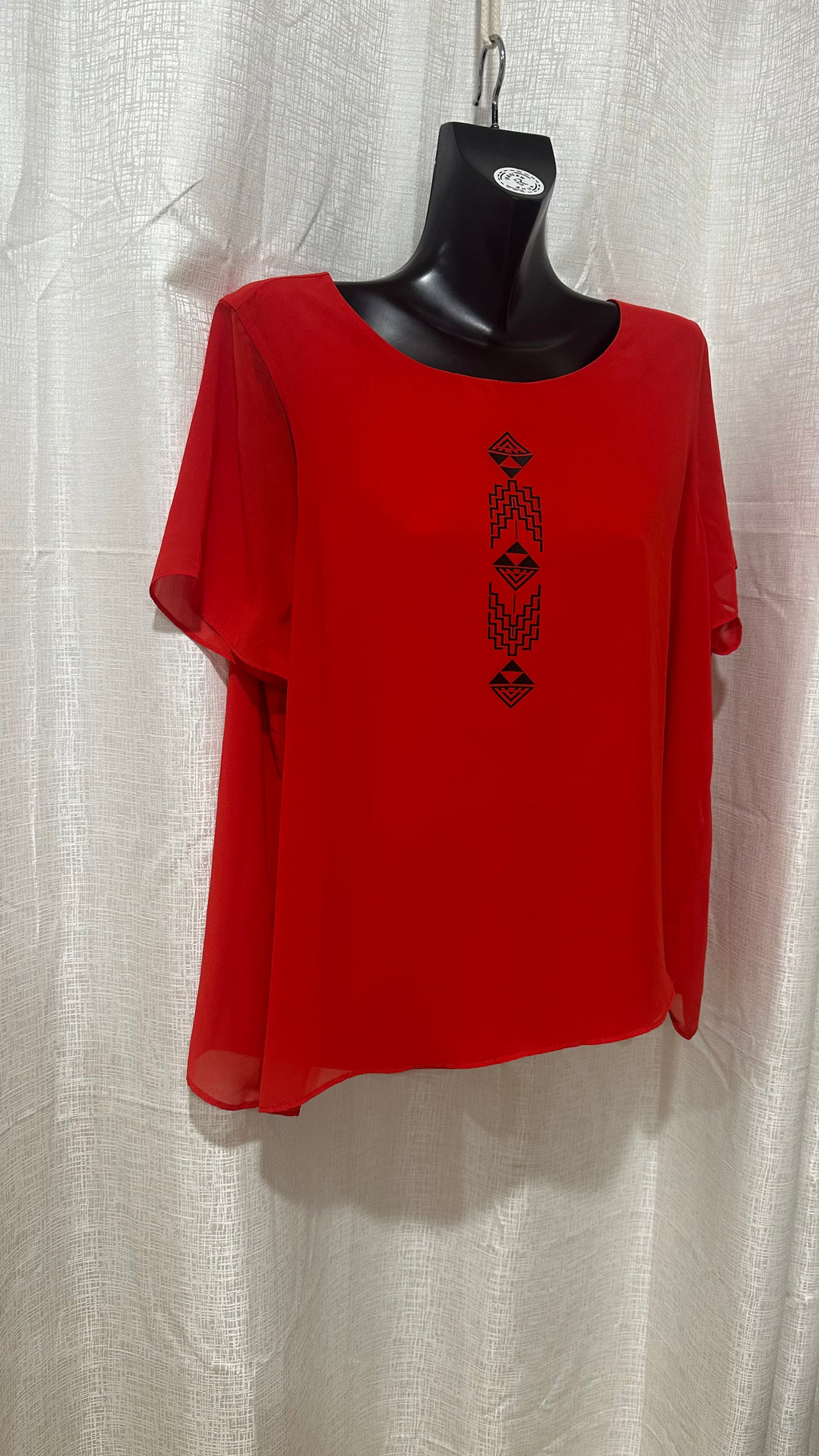 Wahine Top n Red x Size 20 x