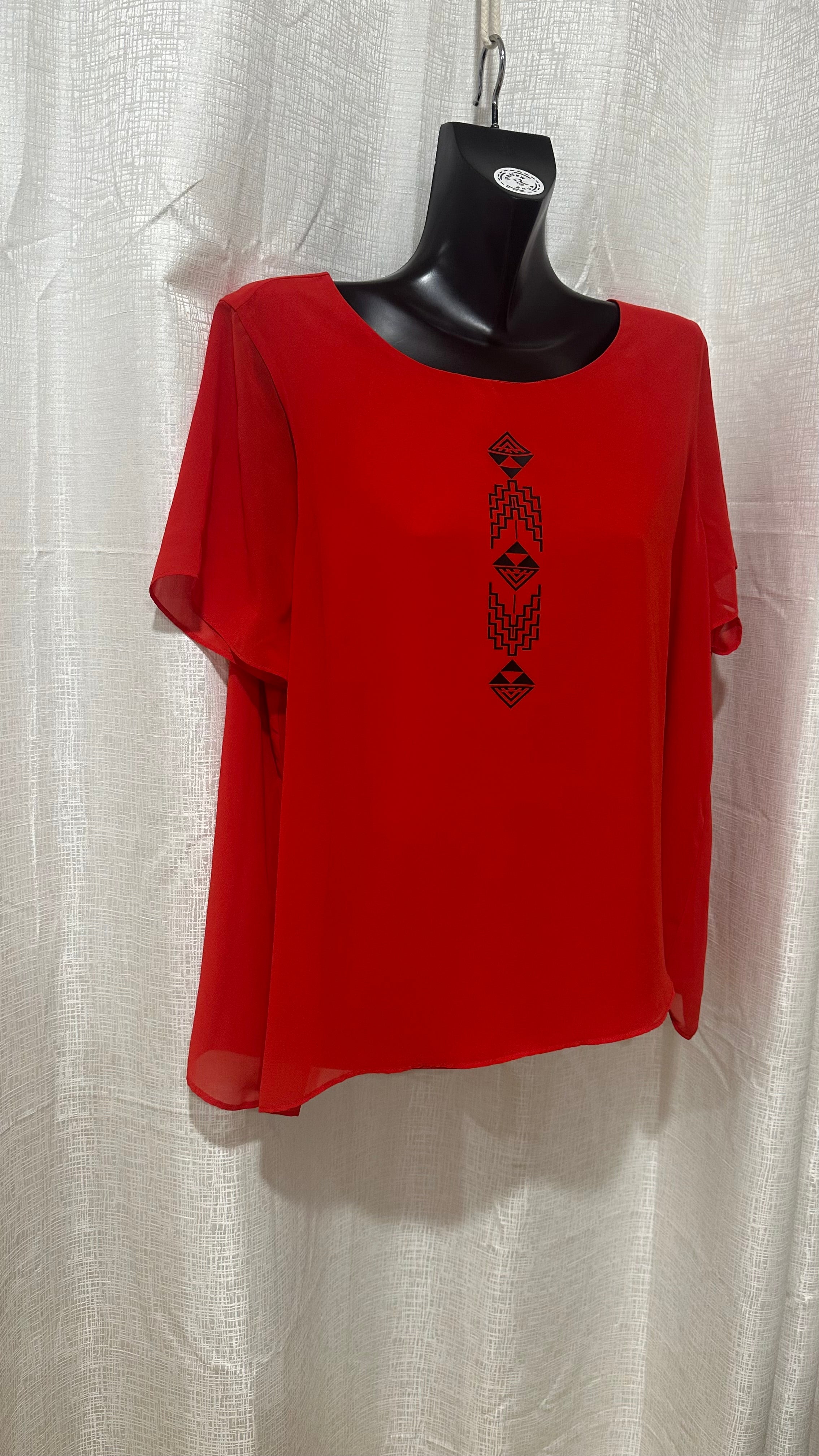Wahine Top n Red x Size 20 x