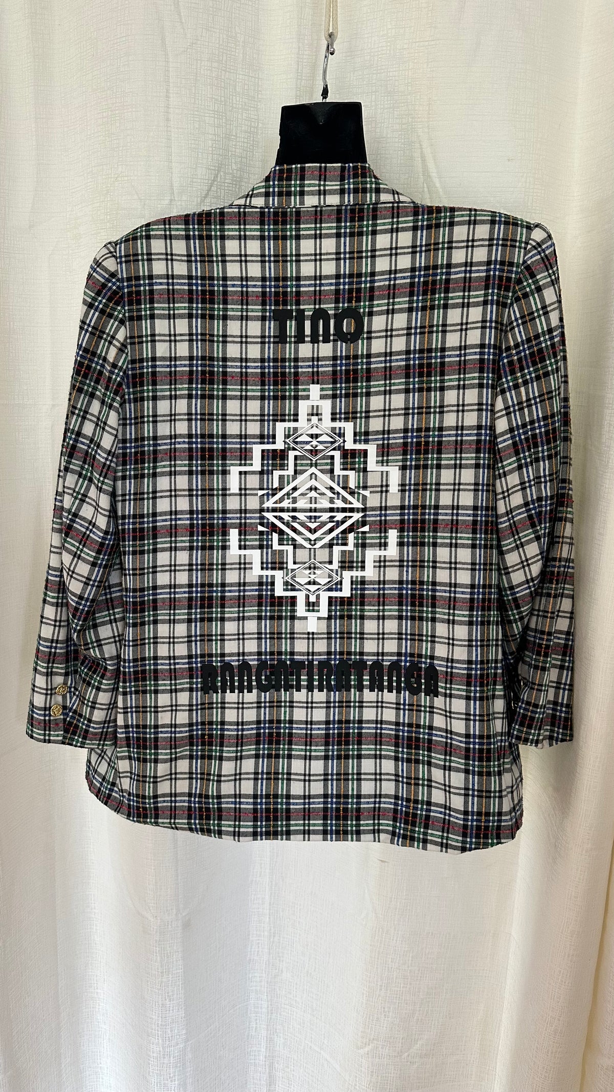 STATEMENT Blazer n Gingham x Size 14 x