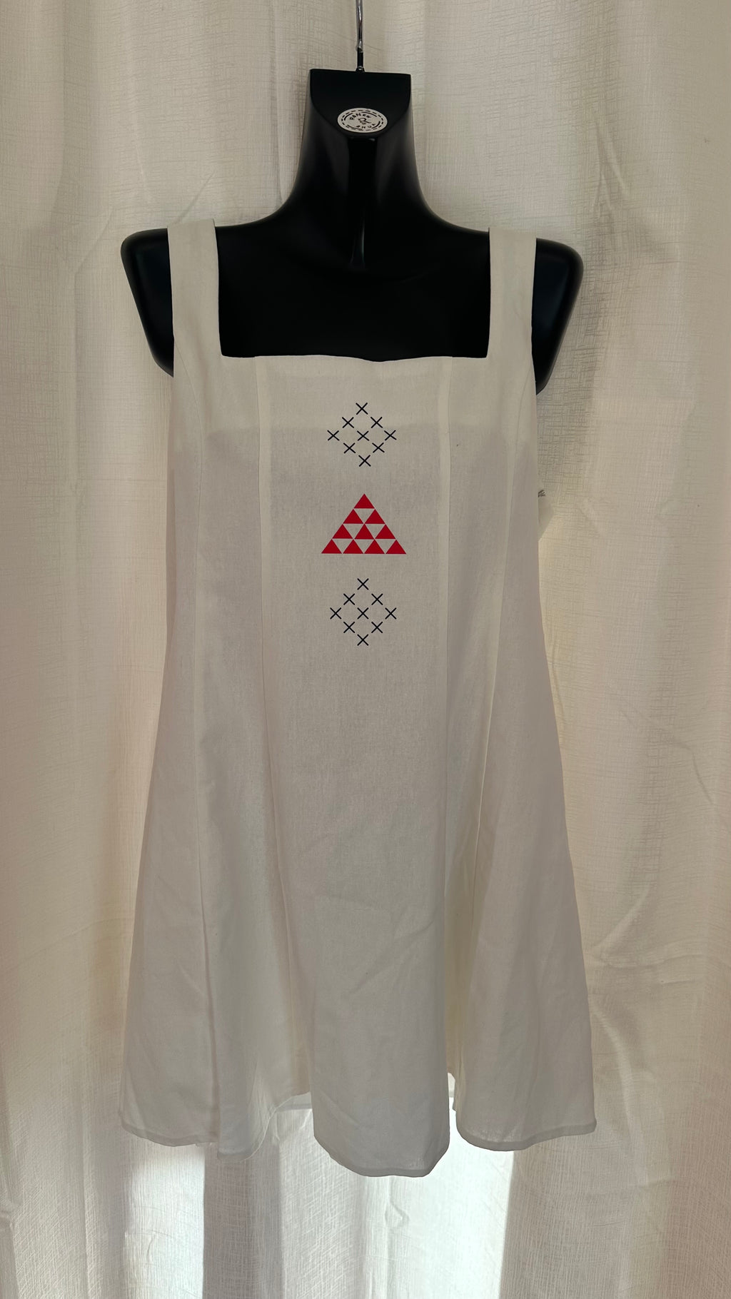 Linen Dress n White x Size 18 x