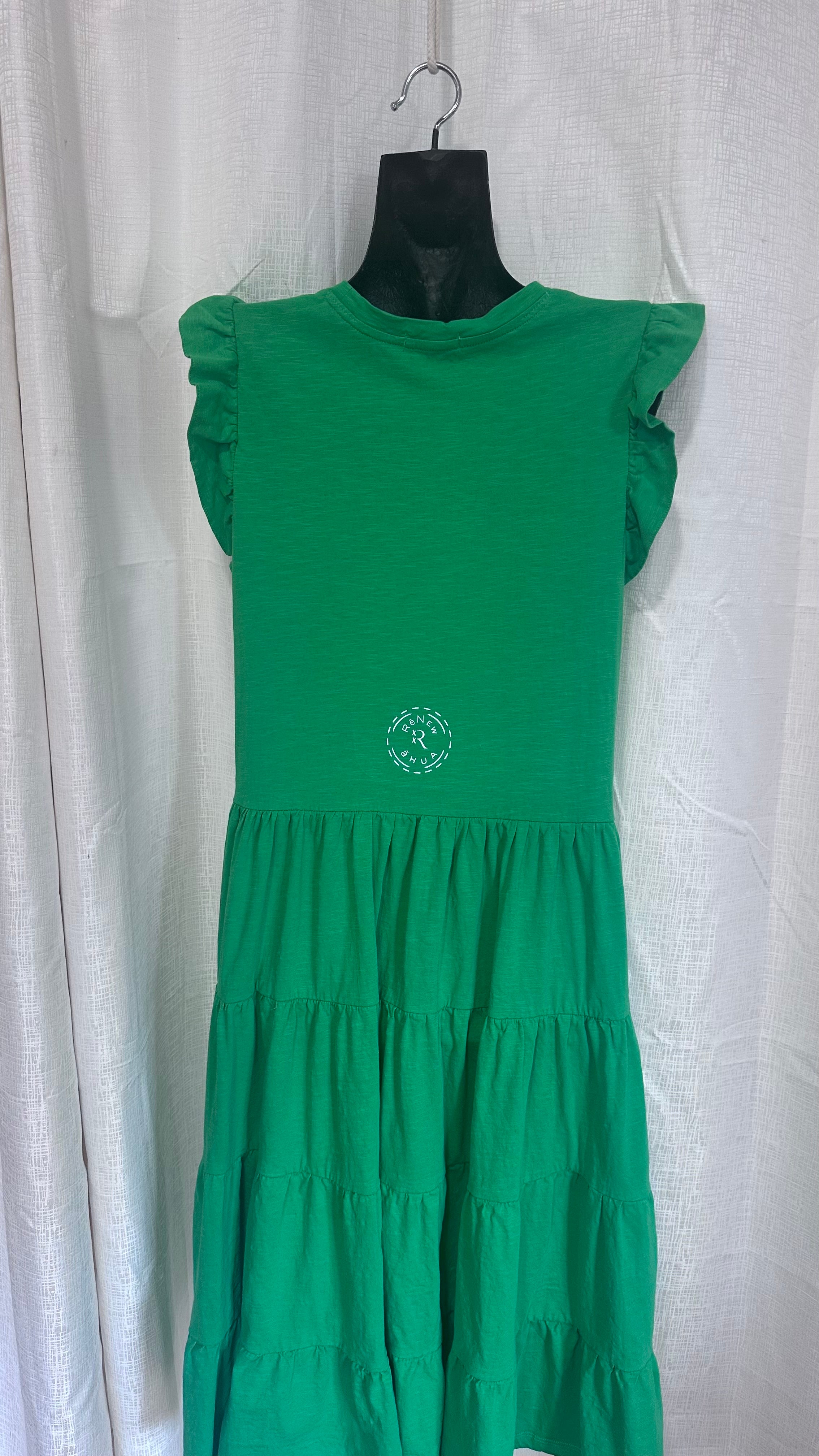 Midi Dress in Green x Size 16 x