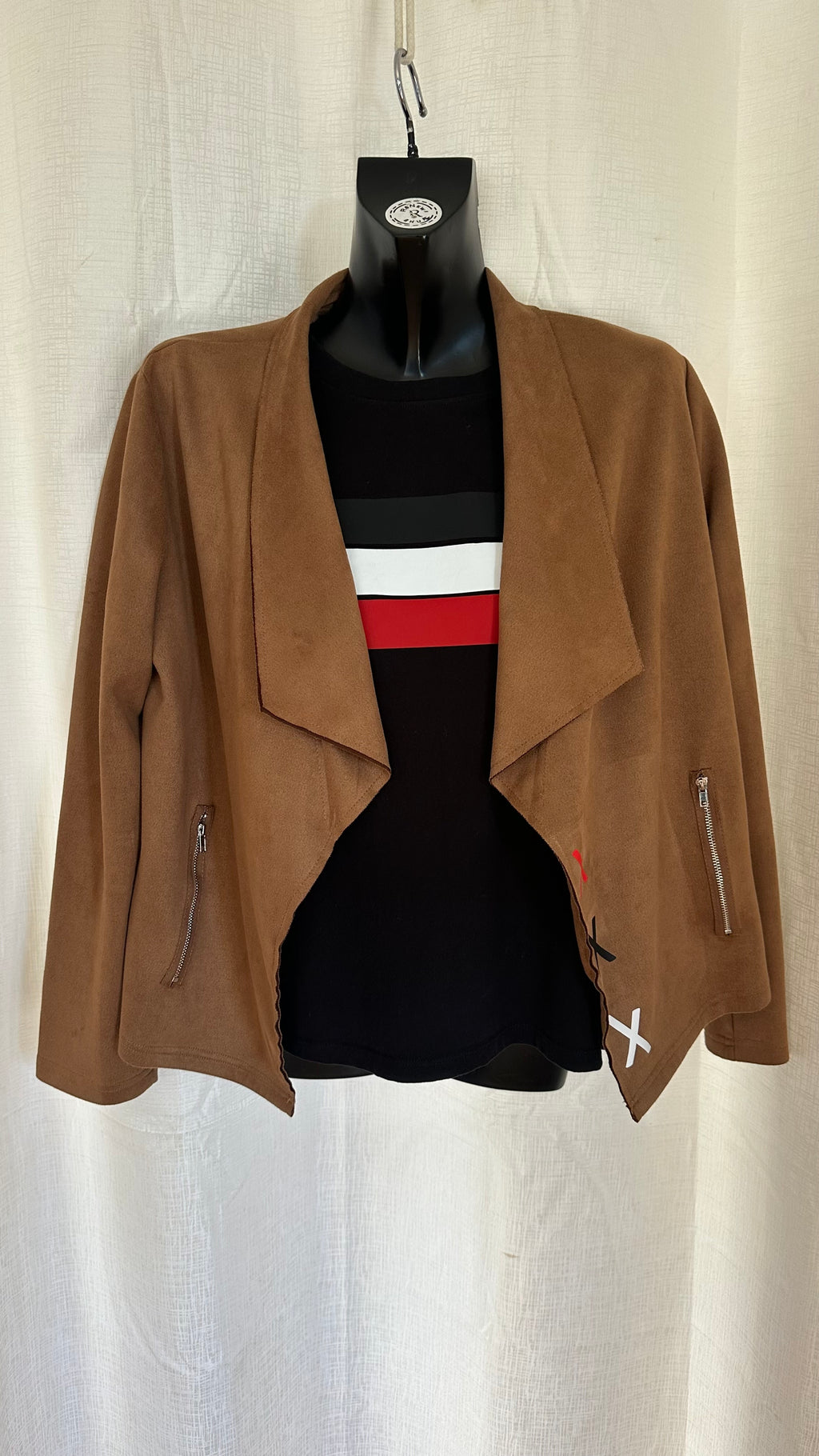 STATEMENT Jacket n Brown x Size 12 x