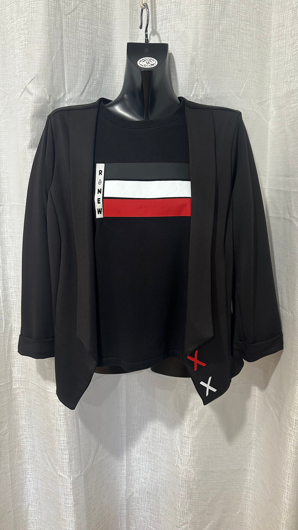 STATEMENT Jacket n Black x Size 14 x