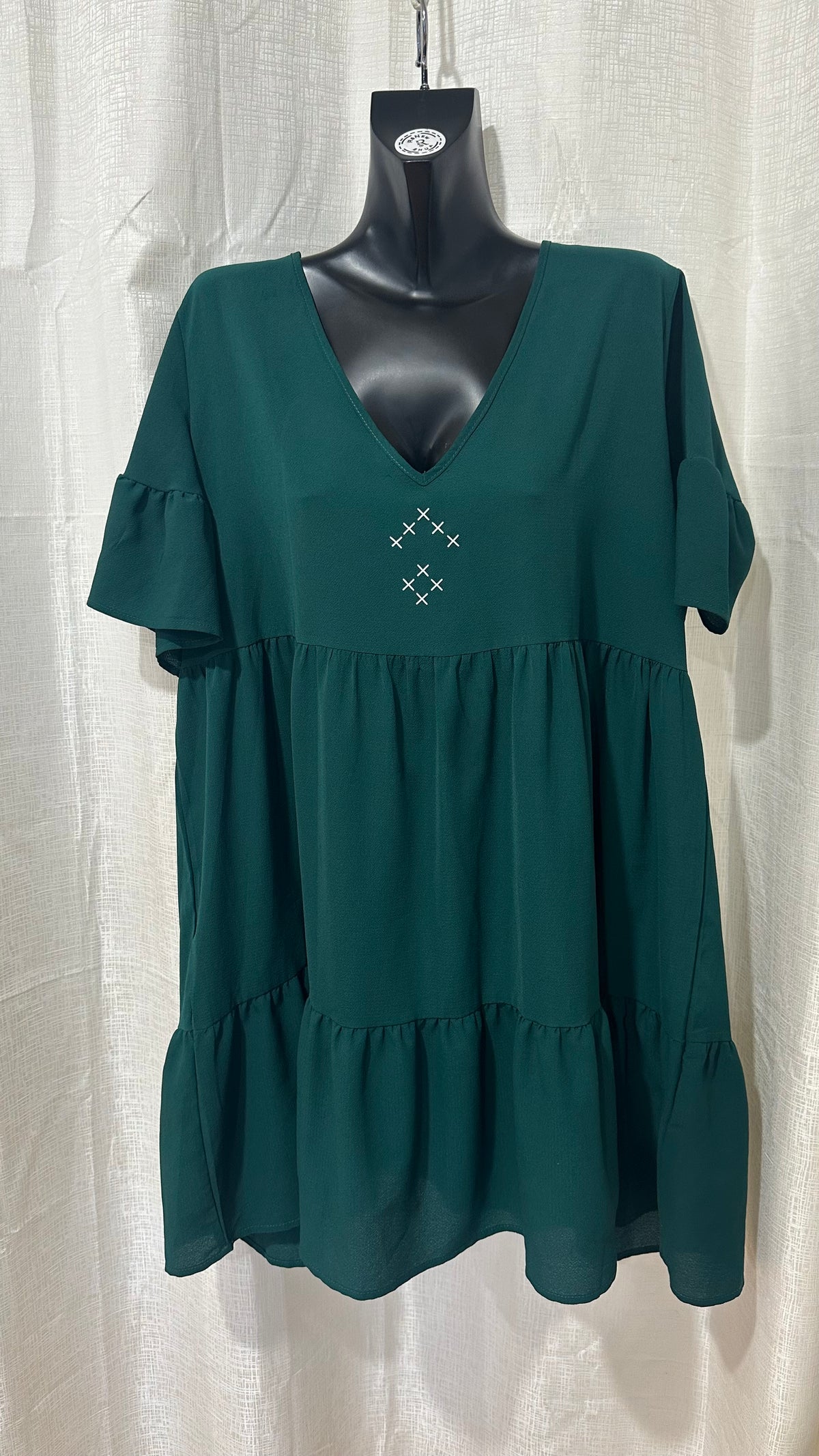 Midi Dress n Pounamu Green  x Size 16 x