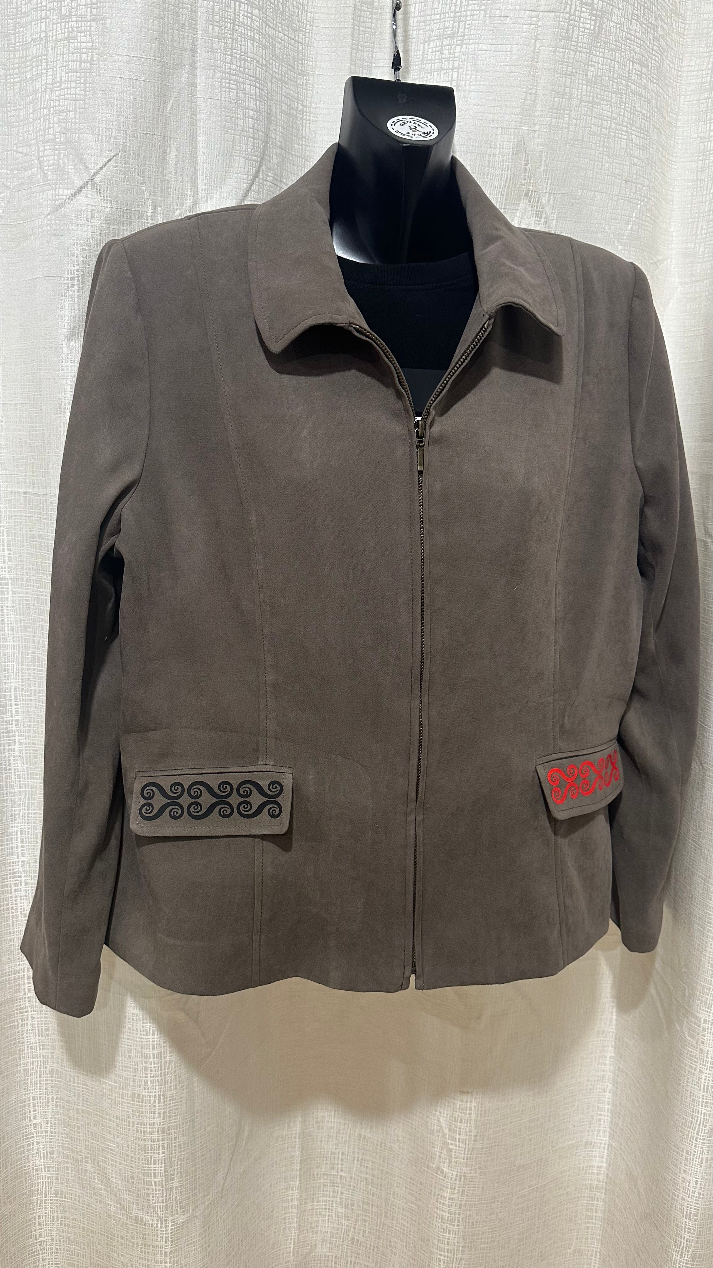 STATEMENT Jacket n Brown x Size 16 x