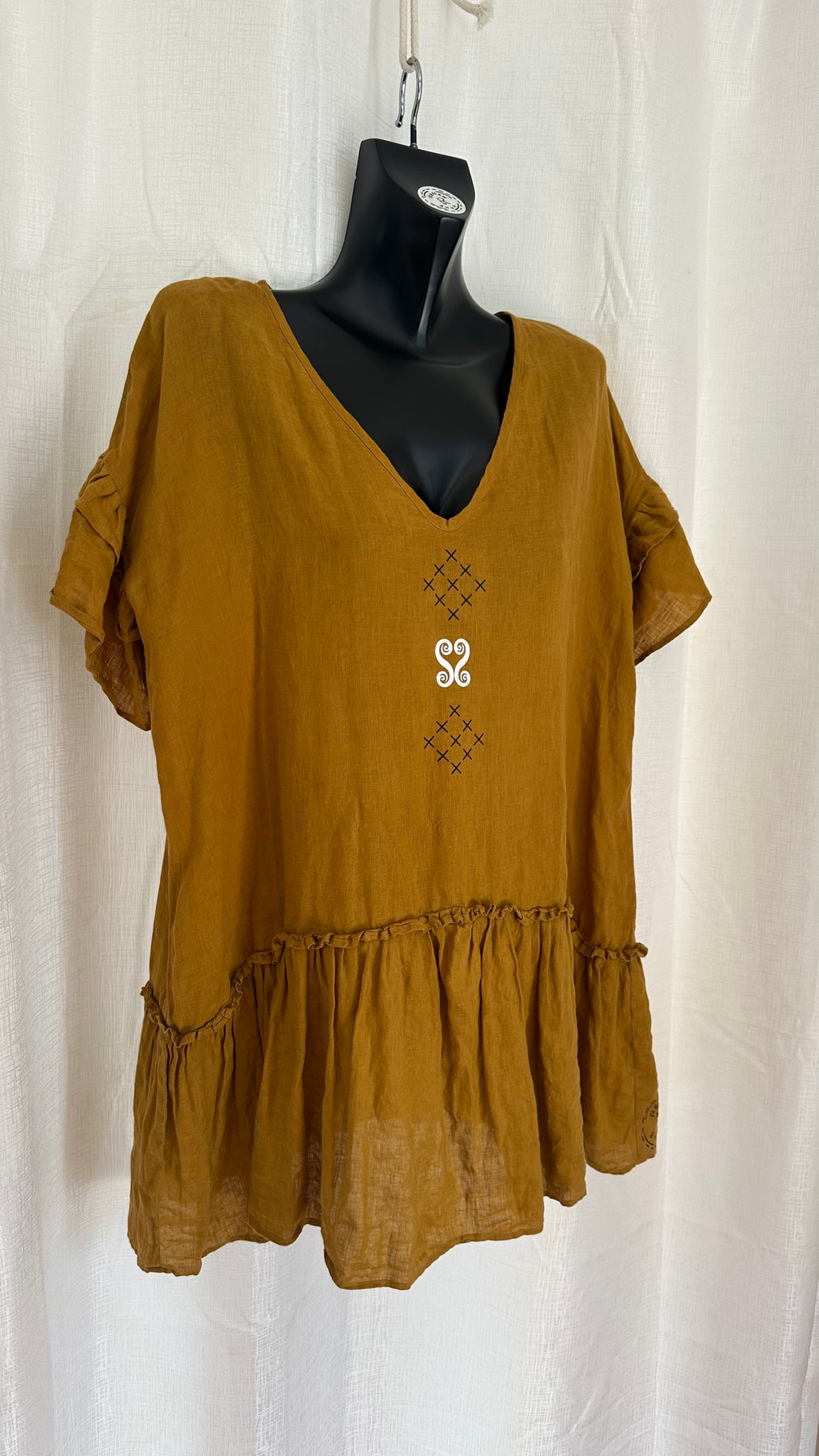 Short Dress n Mustard x Size 12 x