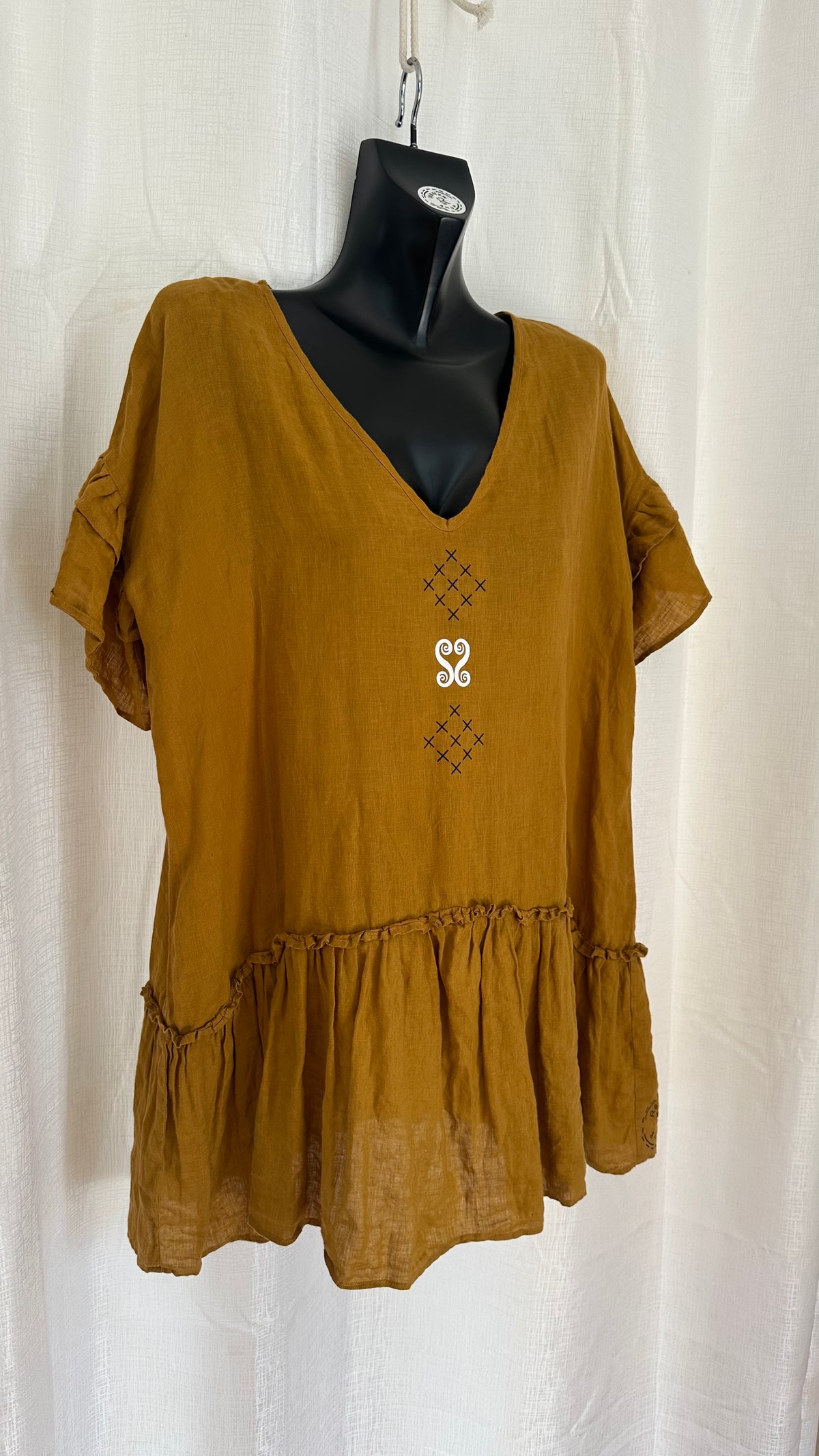 Short Dress n Mustard x Size 12 x