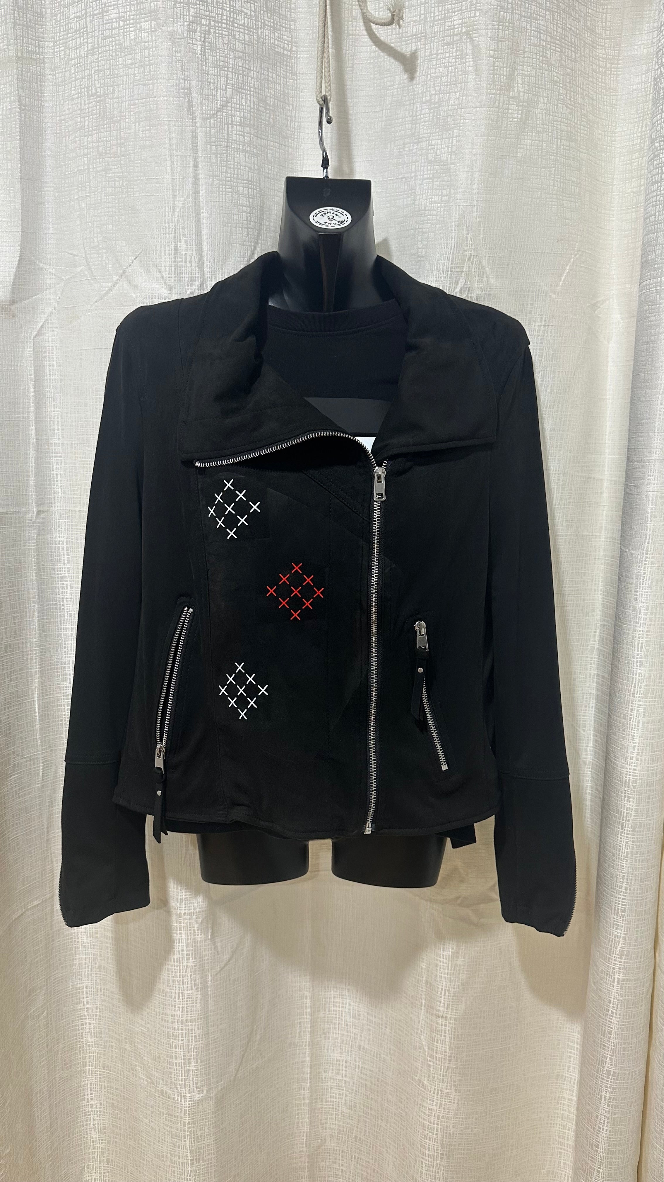 STATEMENT Biker Jacket n Black x Size 14 x