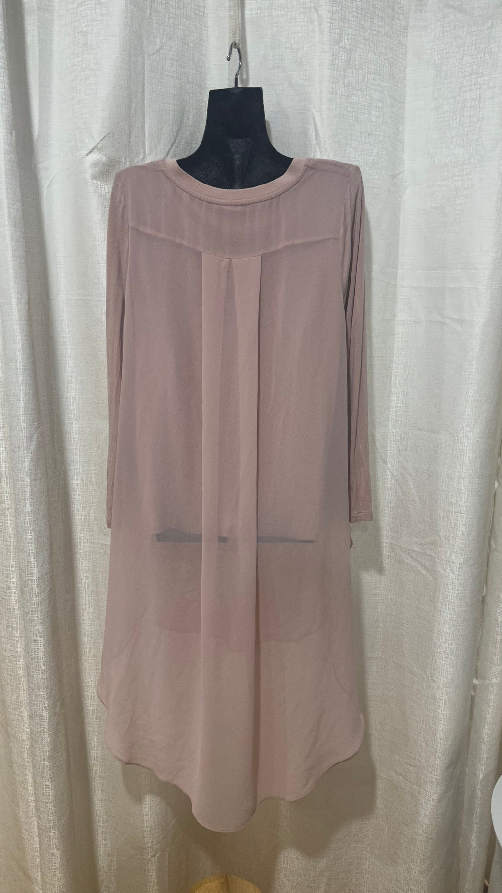 Layered Midi Dress n soft Pink x Size 16 x