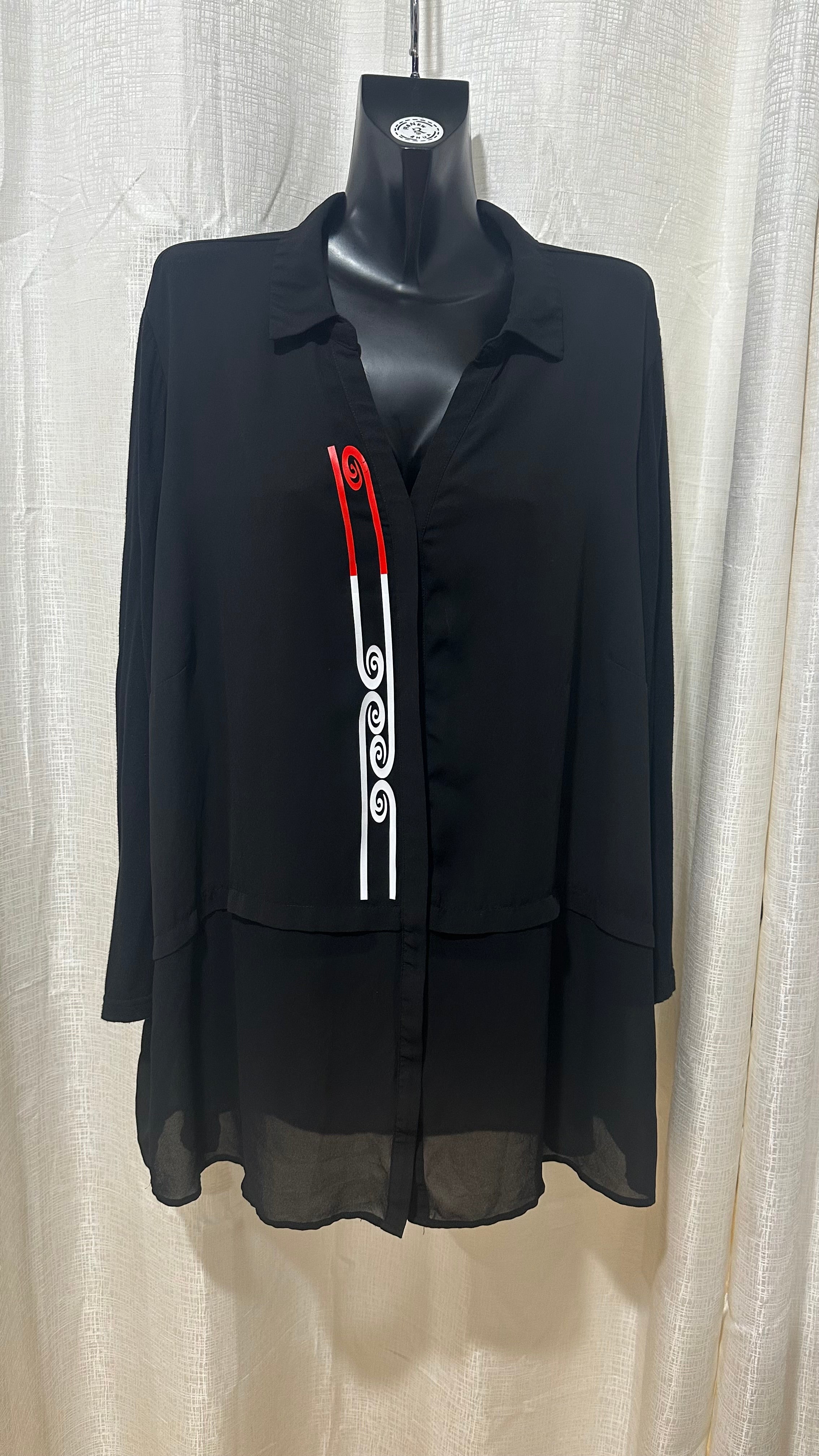 Wahine Top n Black x Size 26 x