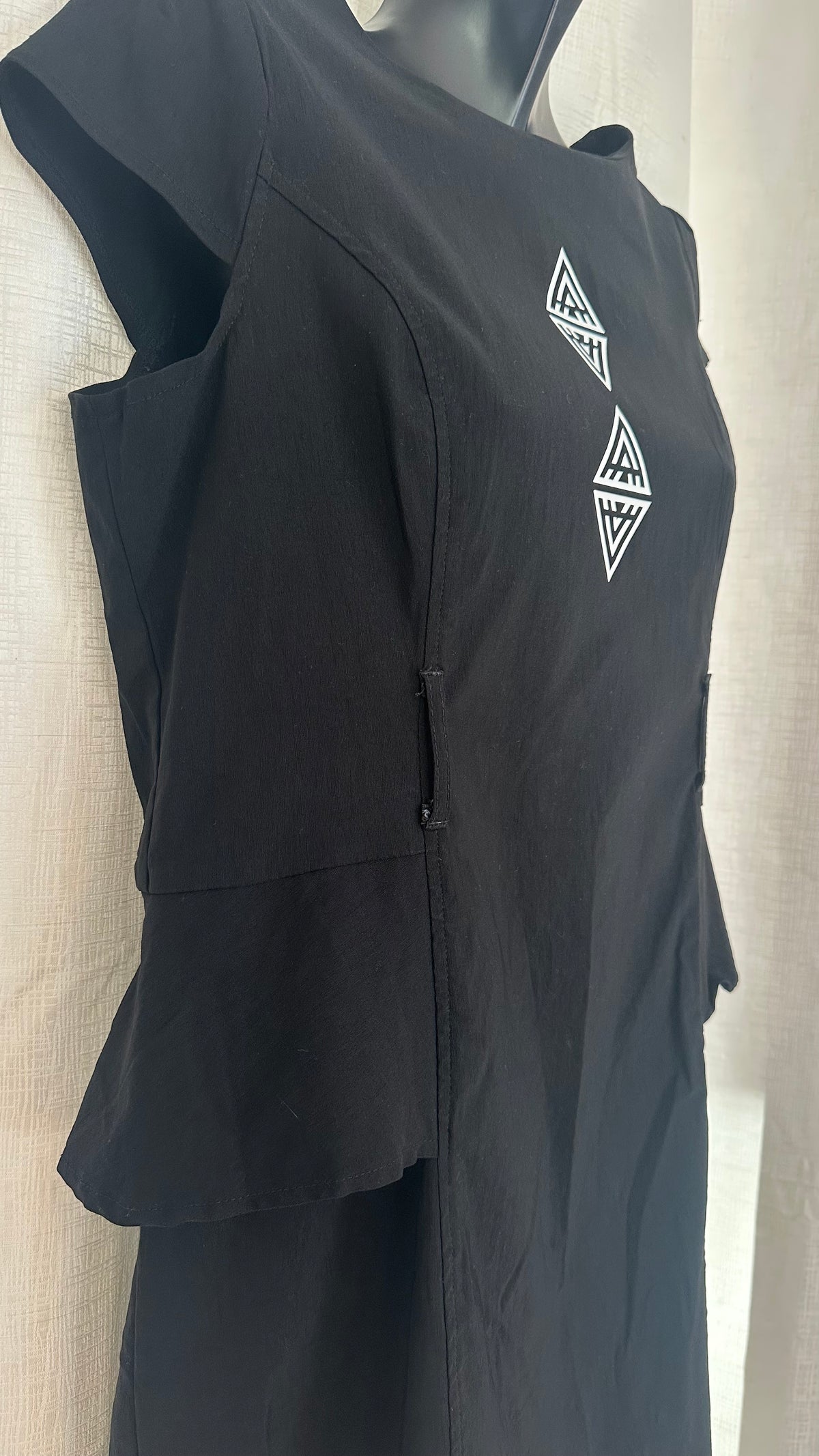 Midi Dress n  Black  x Size 18 x