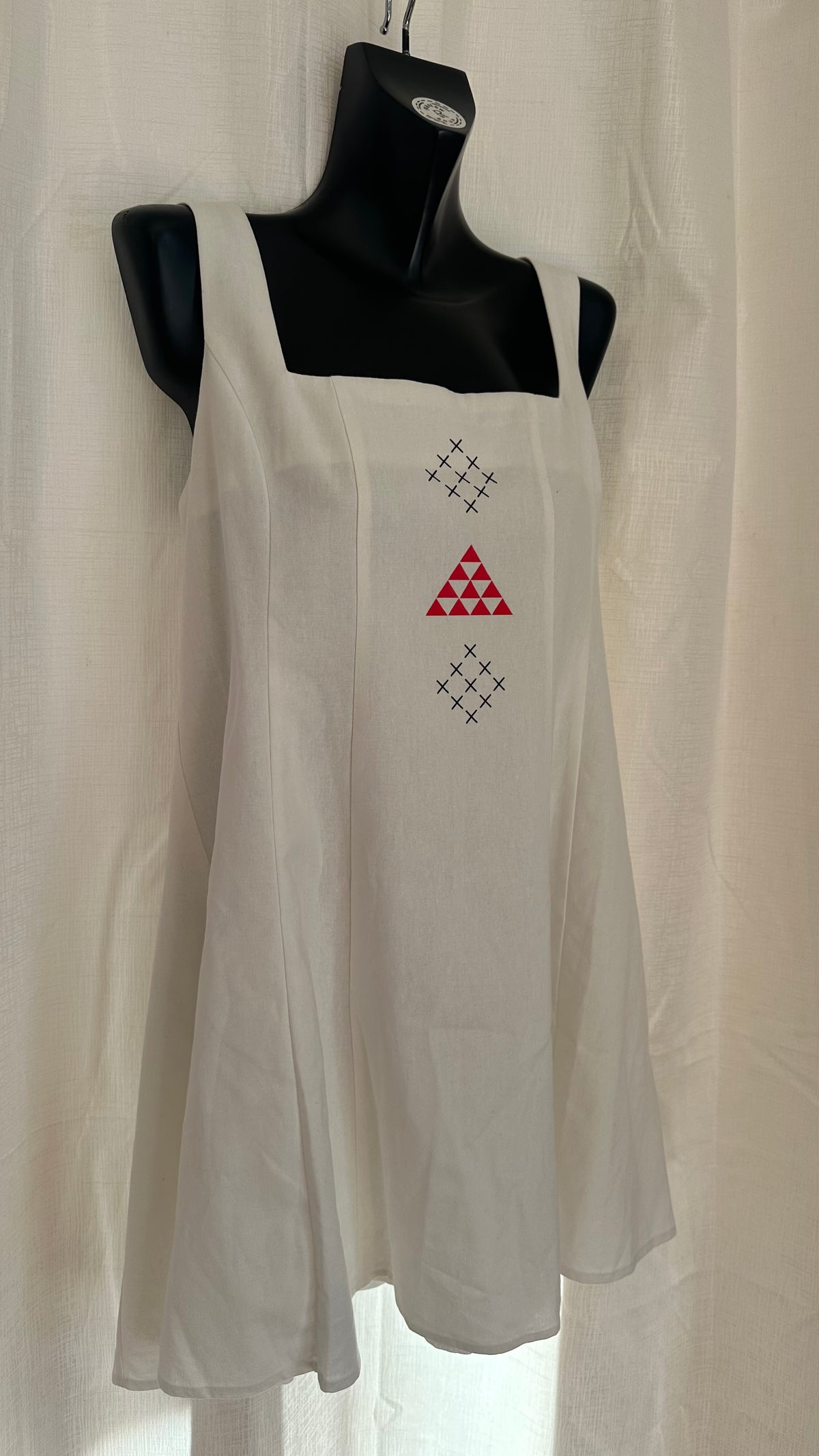 Linen Dress n White x Size 18 x