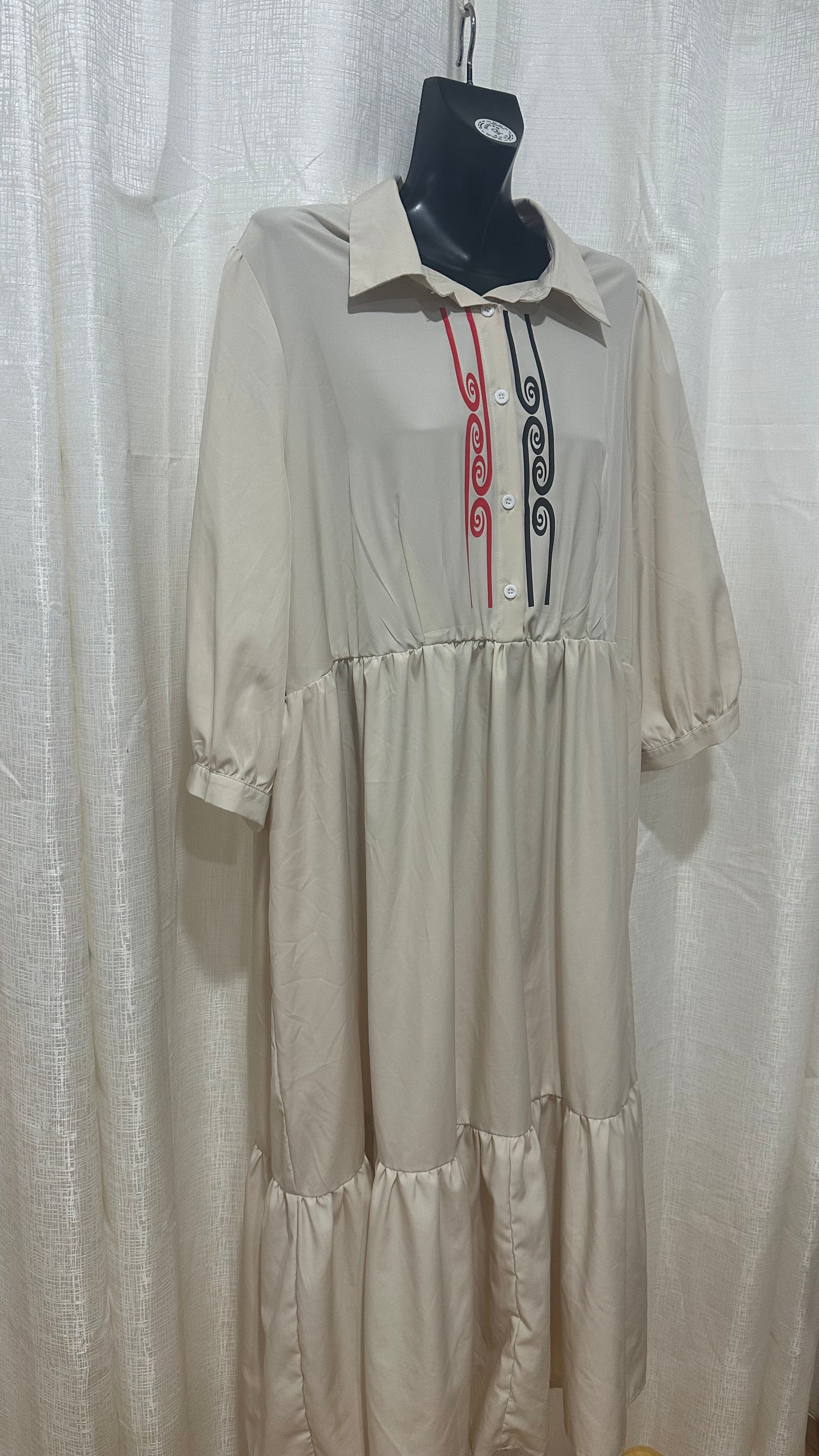 Maxi Dress n Cream x Size 24 x