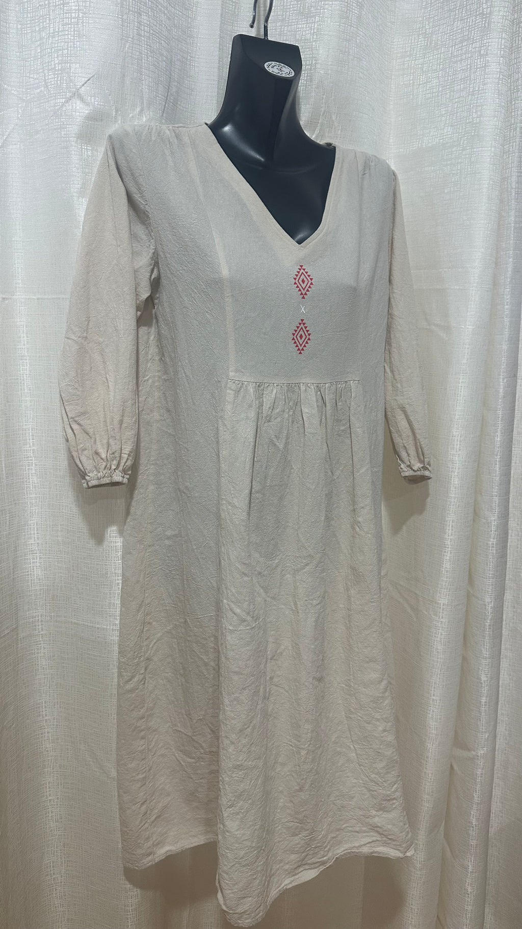Midi Dress n Cream white x Size 12 x