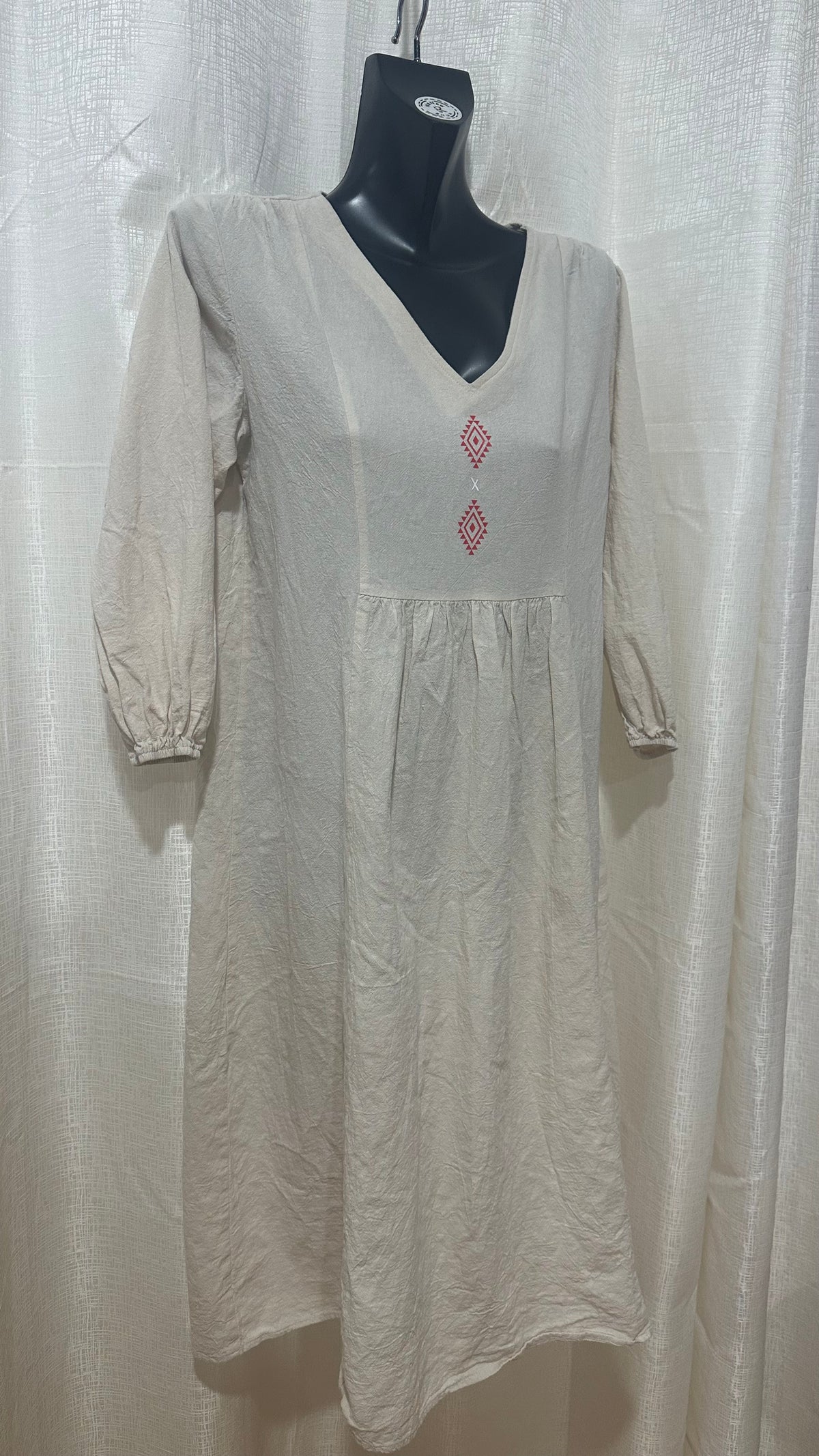 Midi Dress n Cream white x Size 12 x