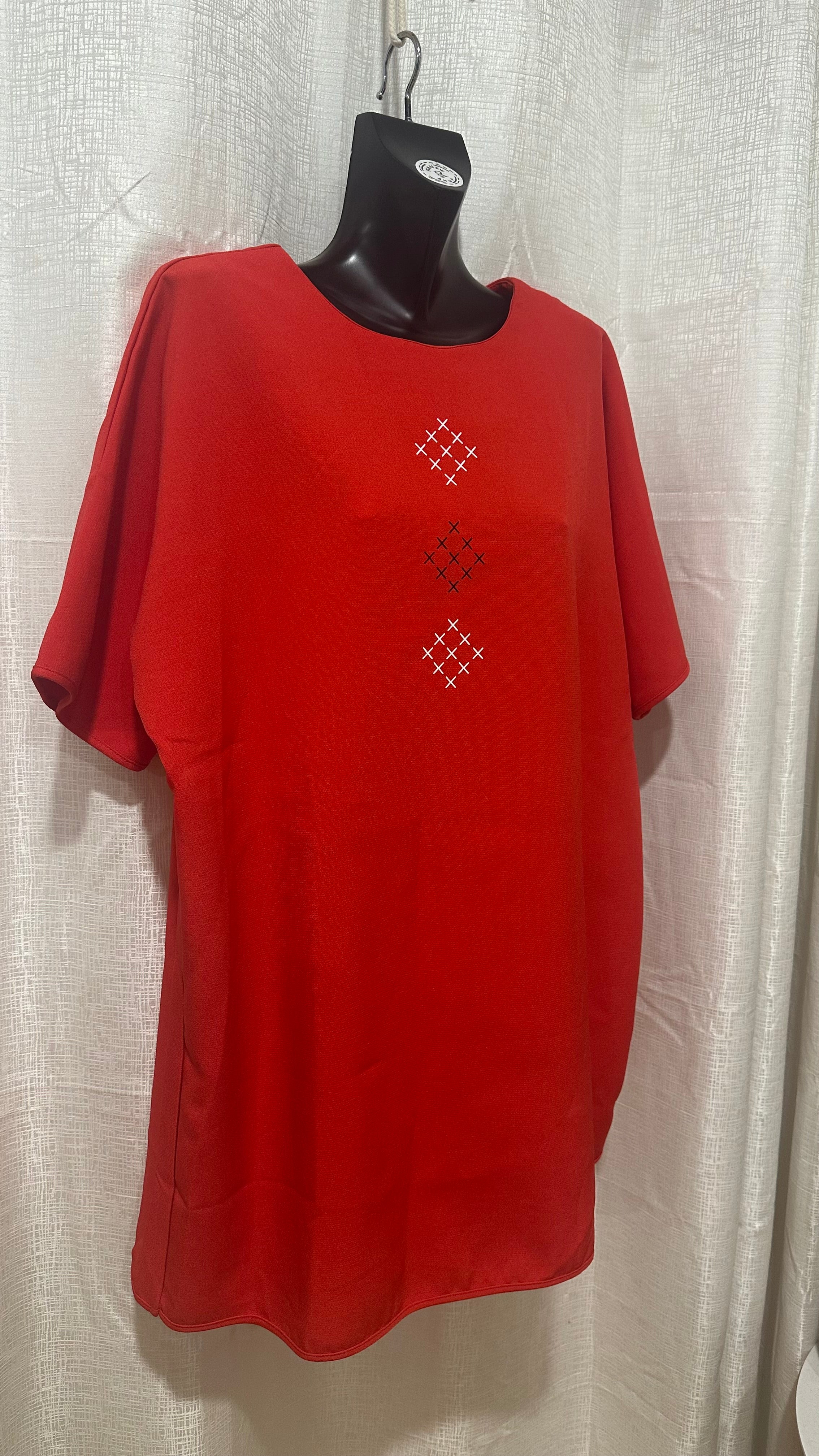 Midi Dress n Red x Size 16 x