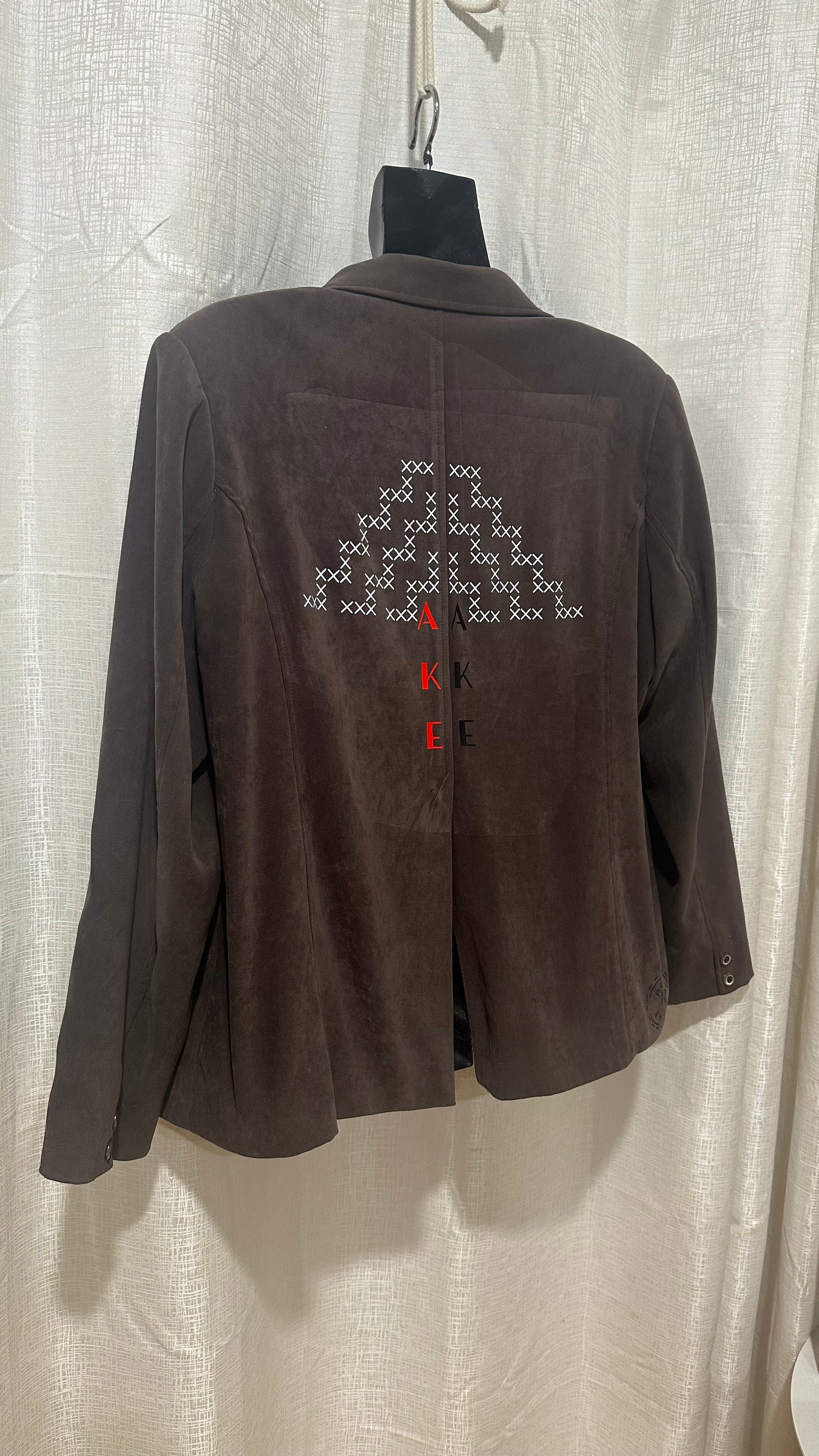 STATEMENT Jacket n Brown x Size 16 x