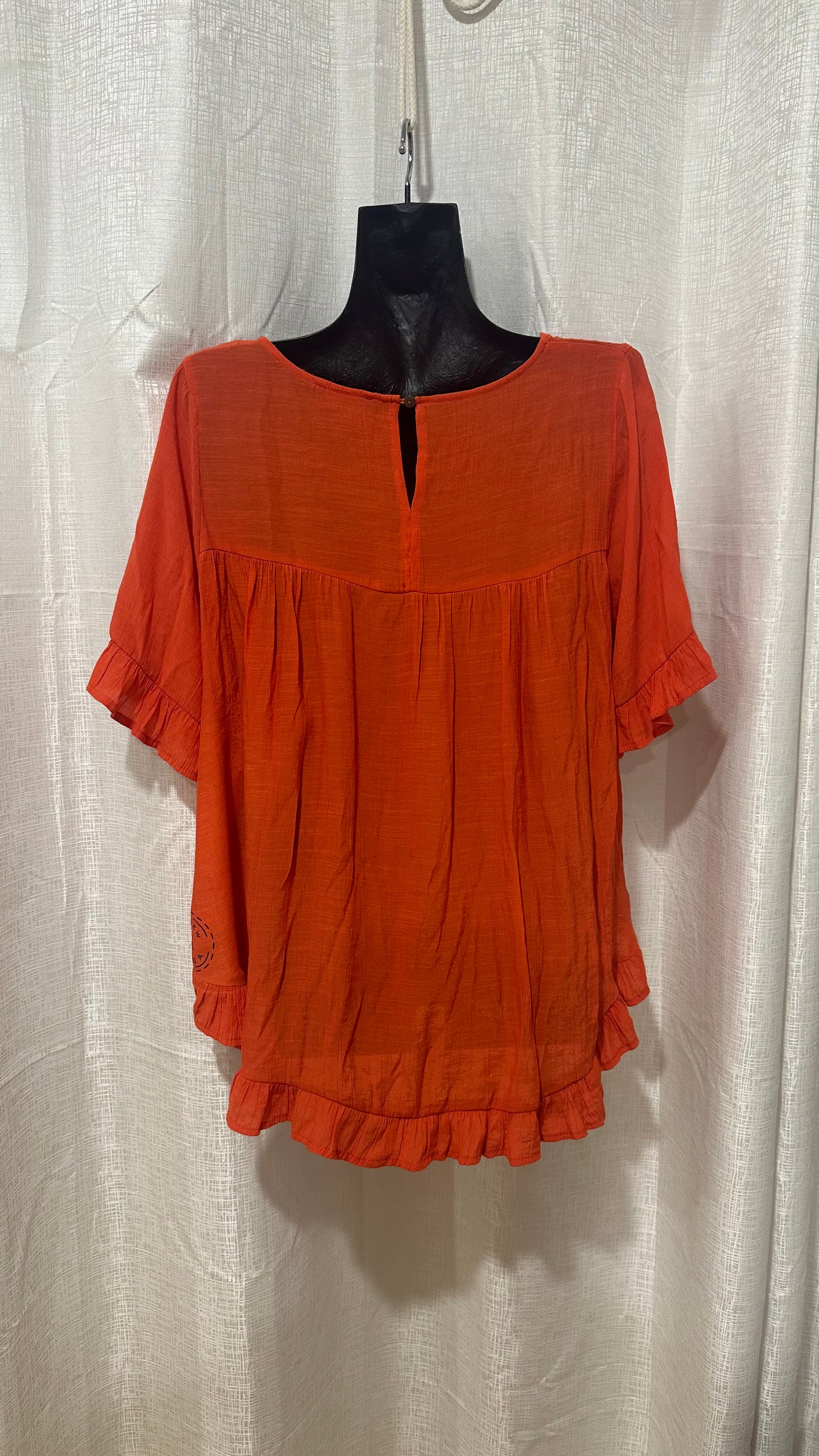 Wahine Top n Rust Orange x Size 18 x