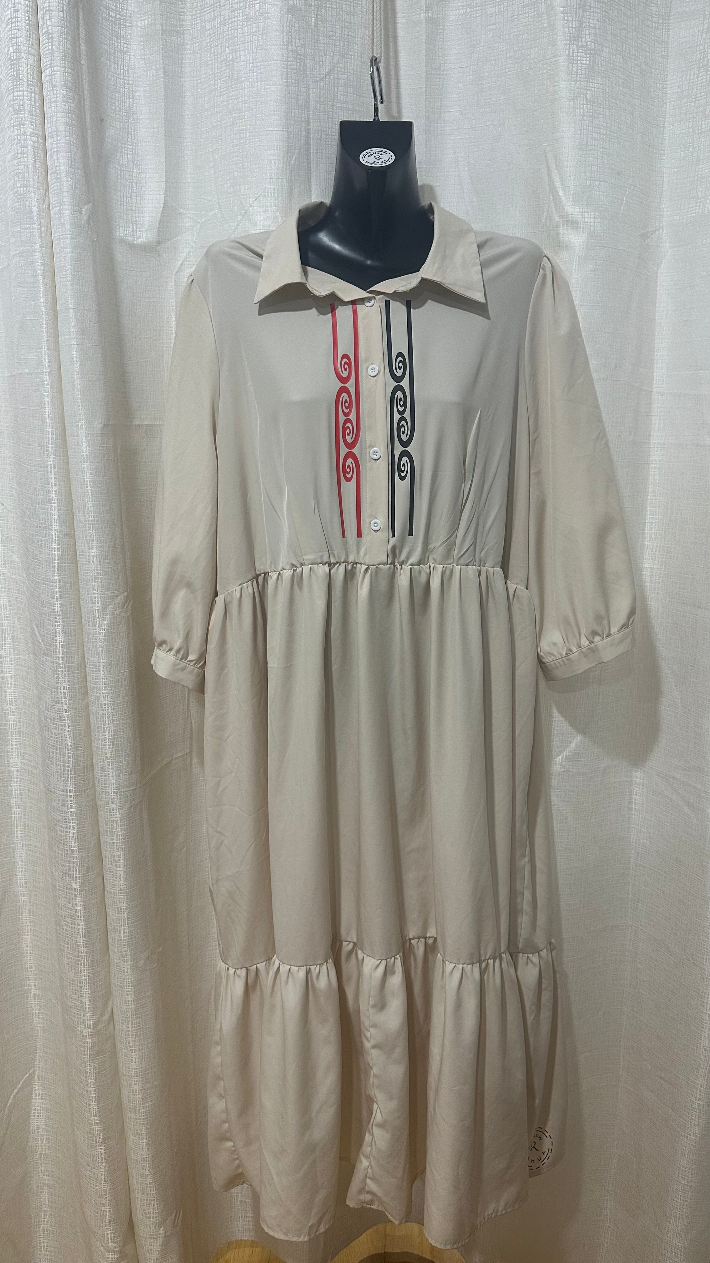 Maxi Dress n Cream x Size 24 x