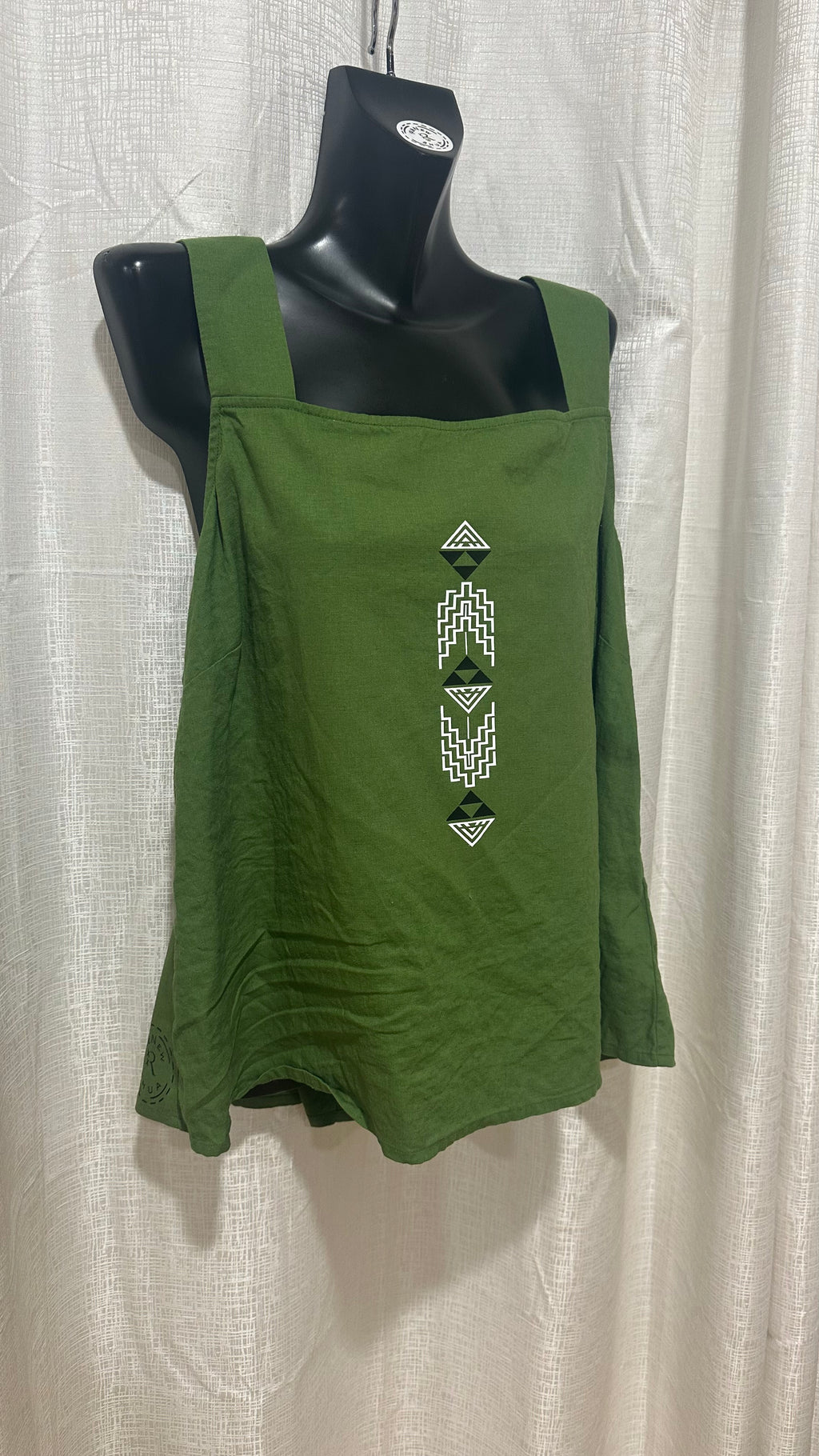 Wahine Singlet n Green x Size 24 x