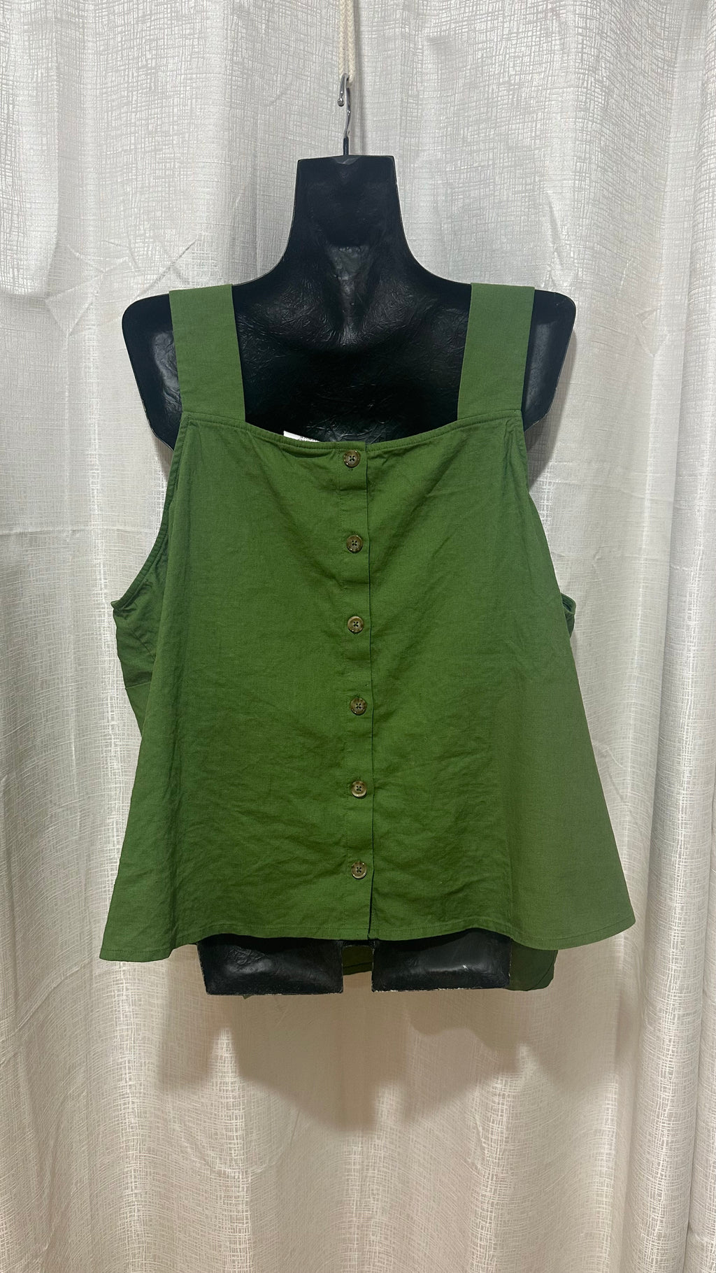 Wahine Singlet n Green x Size 24 x