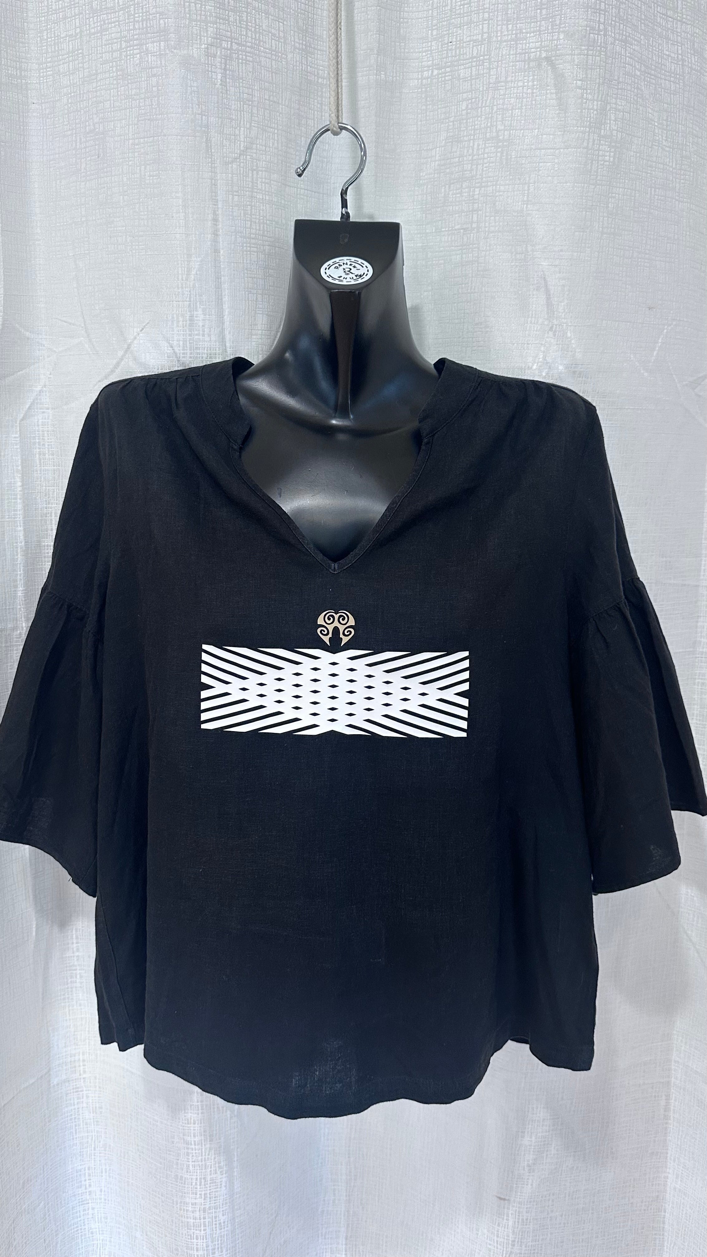 Wahine Top n Black x Size 12 x