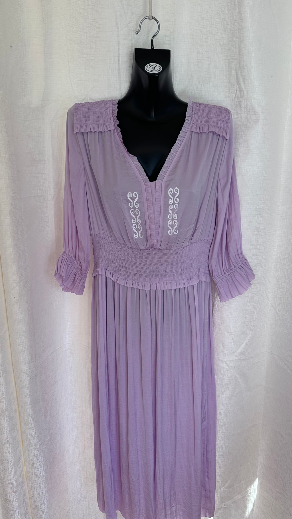 Maxi Dress in Lilac x Size 14 x
