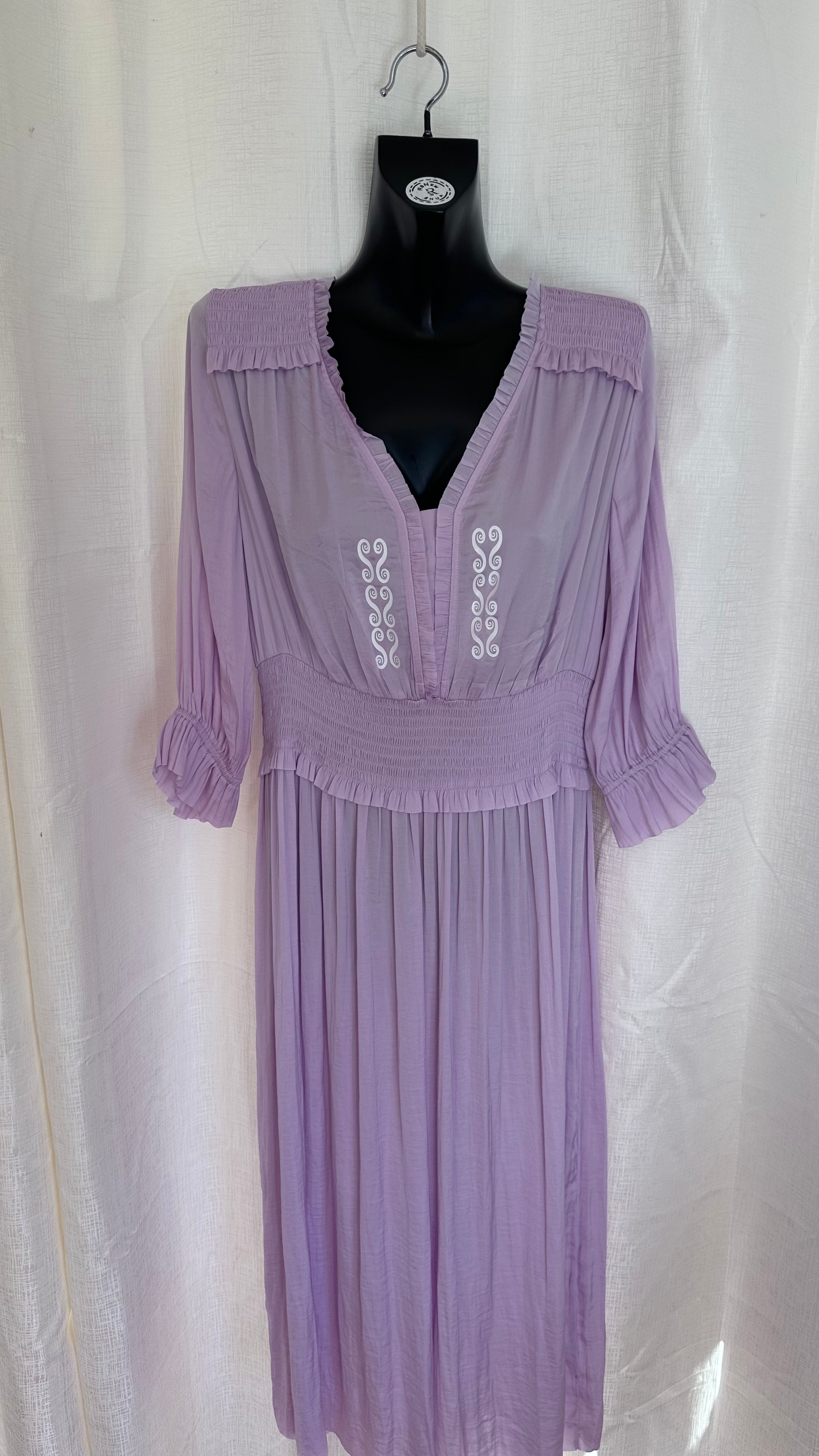 Maxi Dress in Lilac x Size 14 x