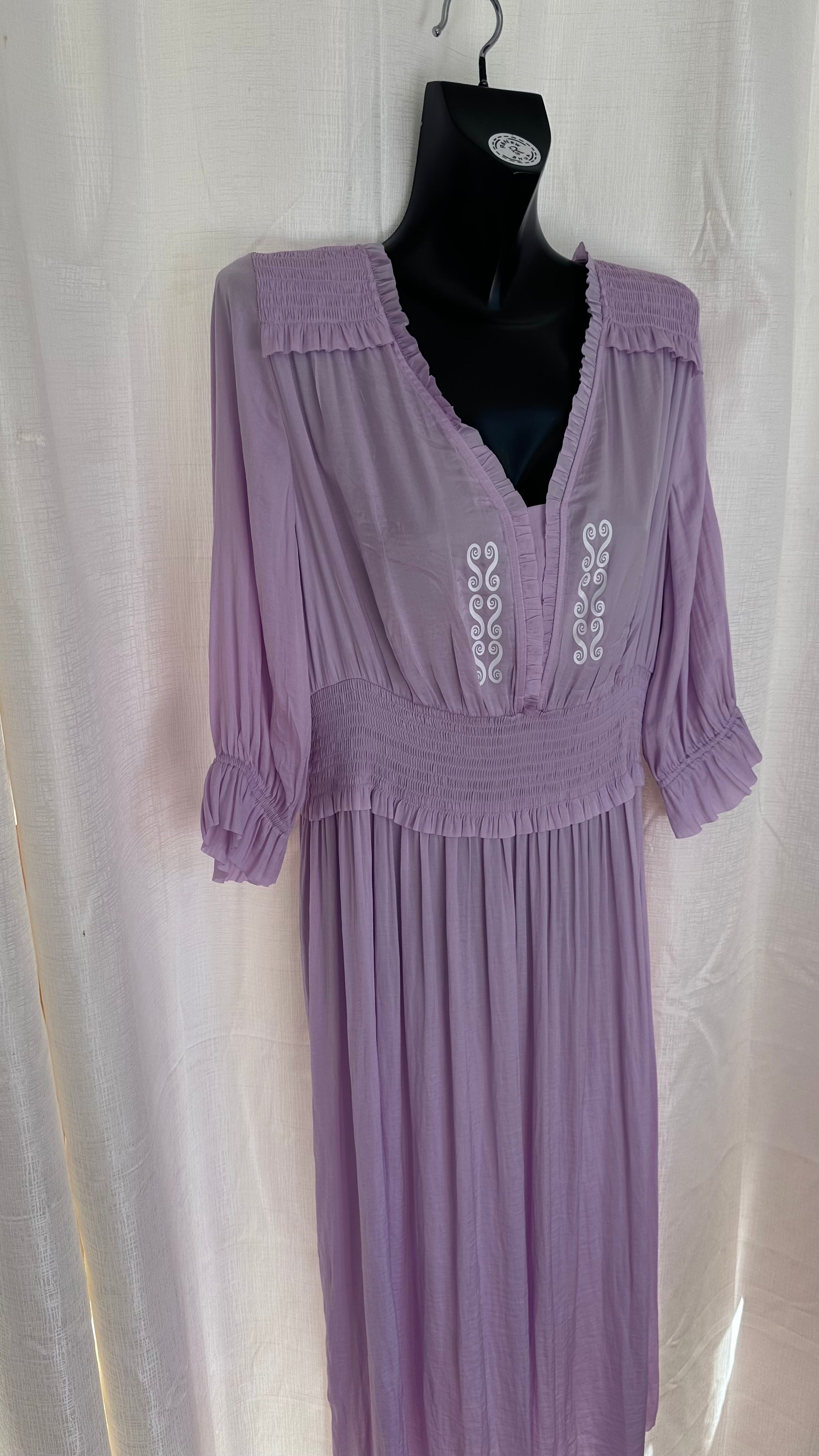 Maxi Dress in Lilac x Size 14 x