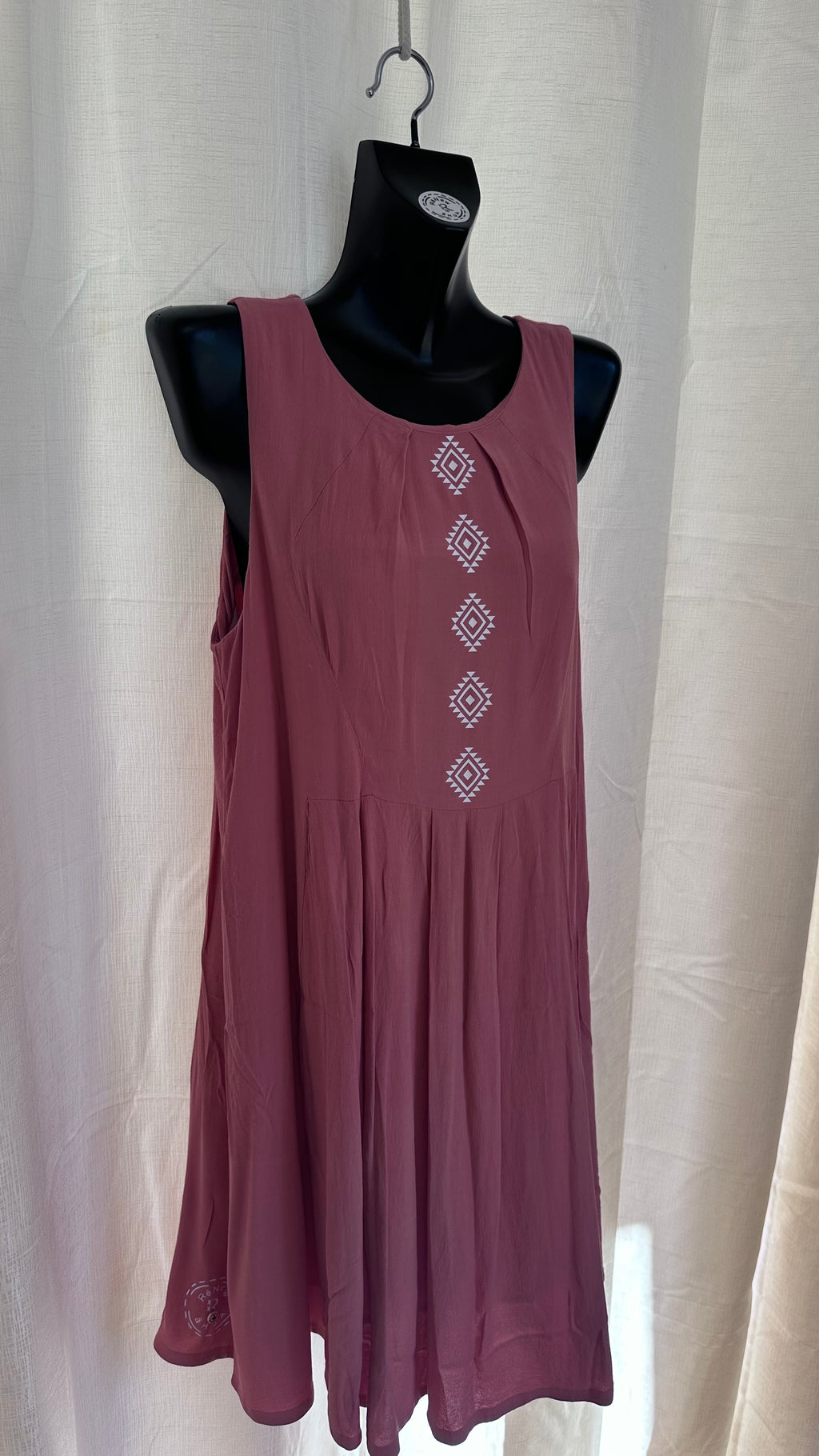 Midi Dress in Peach x Size 12 x