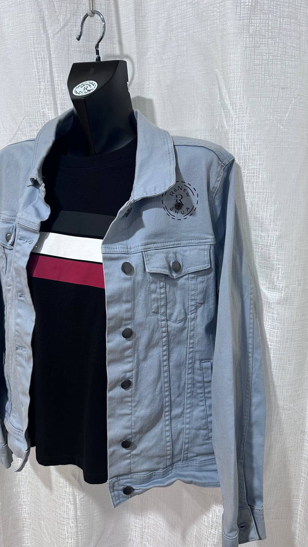 Statement Jacket n light Blue x Size  14 x