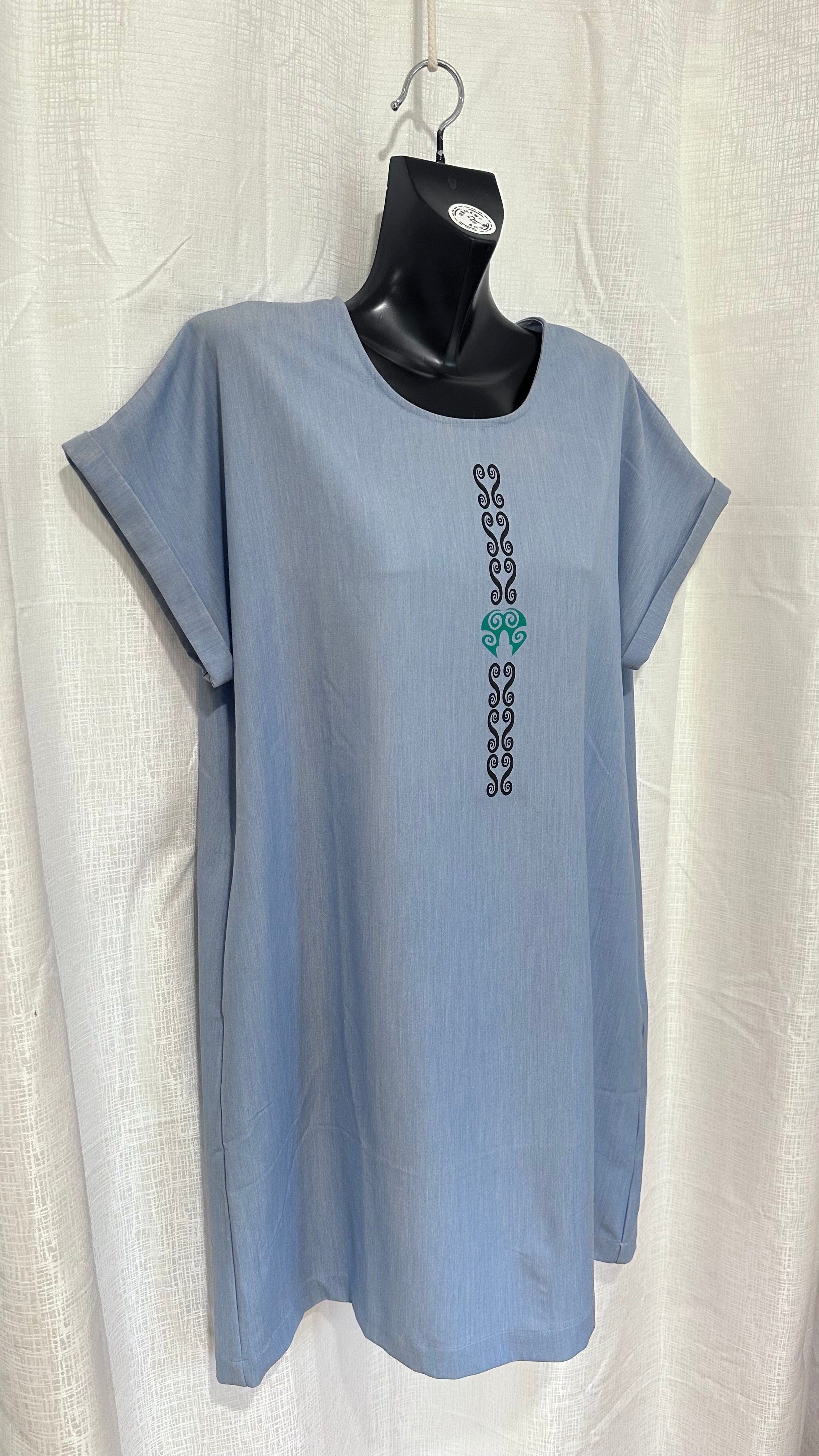 Mid Tee Dress n  Blue x Size 14 x