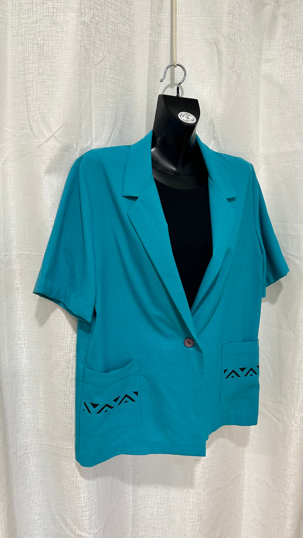 STATEMENT Jacket n Teal x Size 16 x