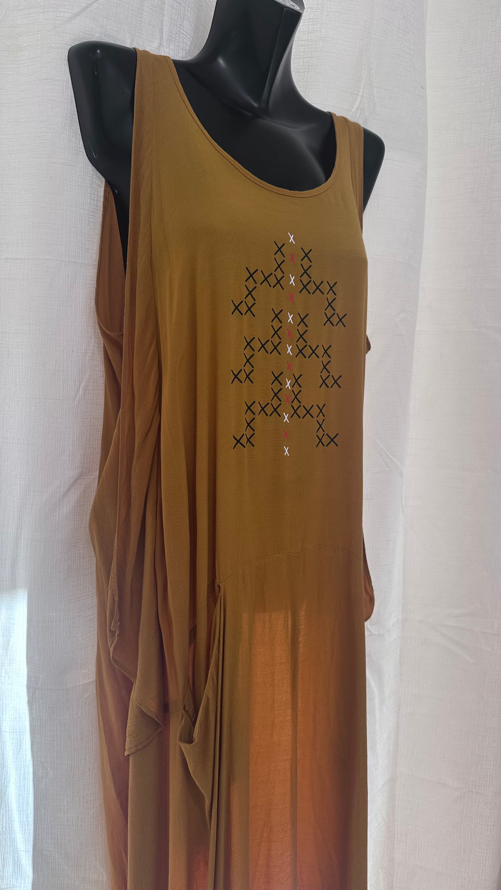 Midi Dress n Mustard  x Size 16 x