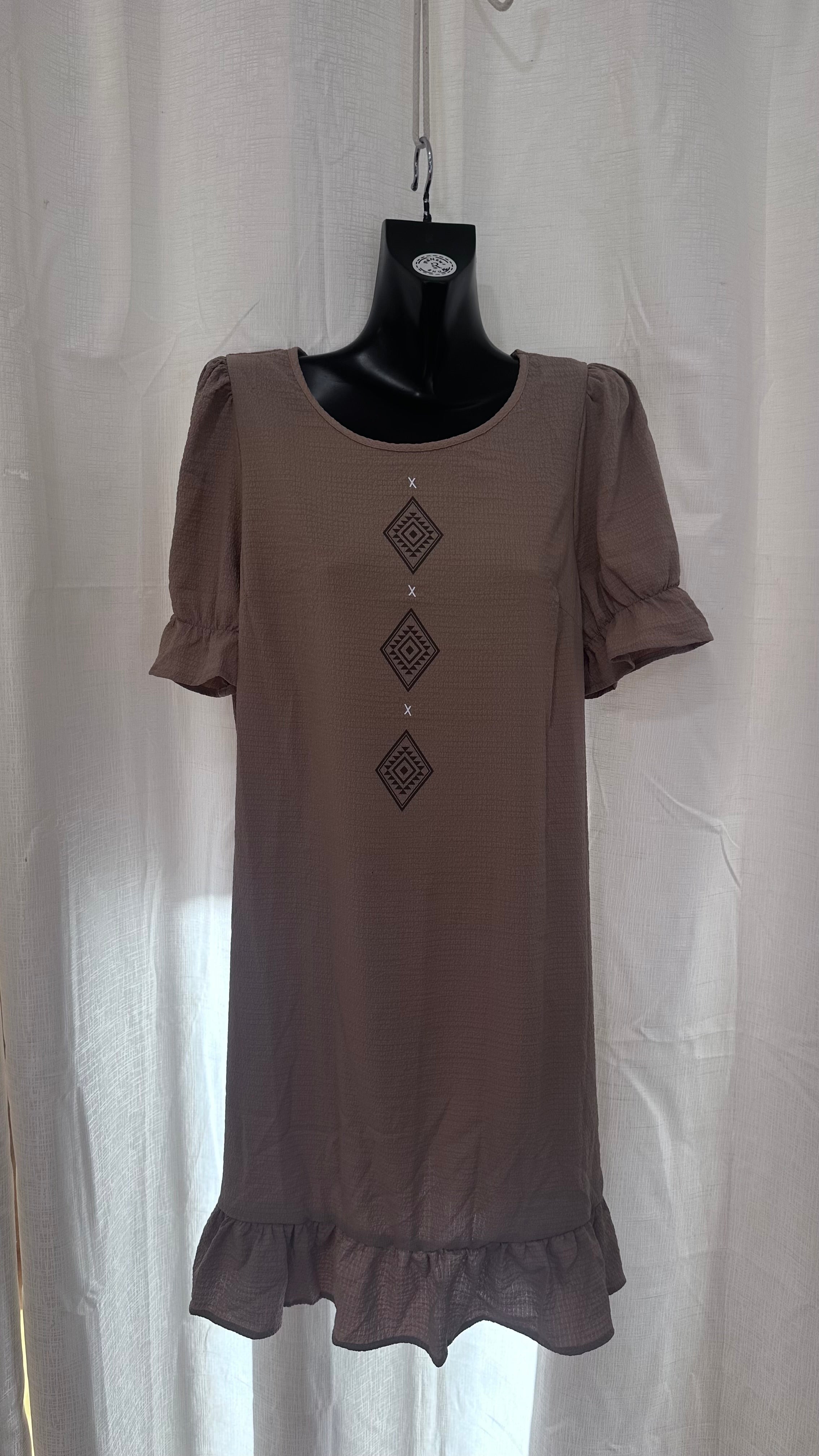 Midi Dress n Beige x Size 14 x