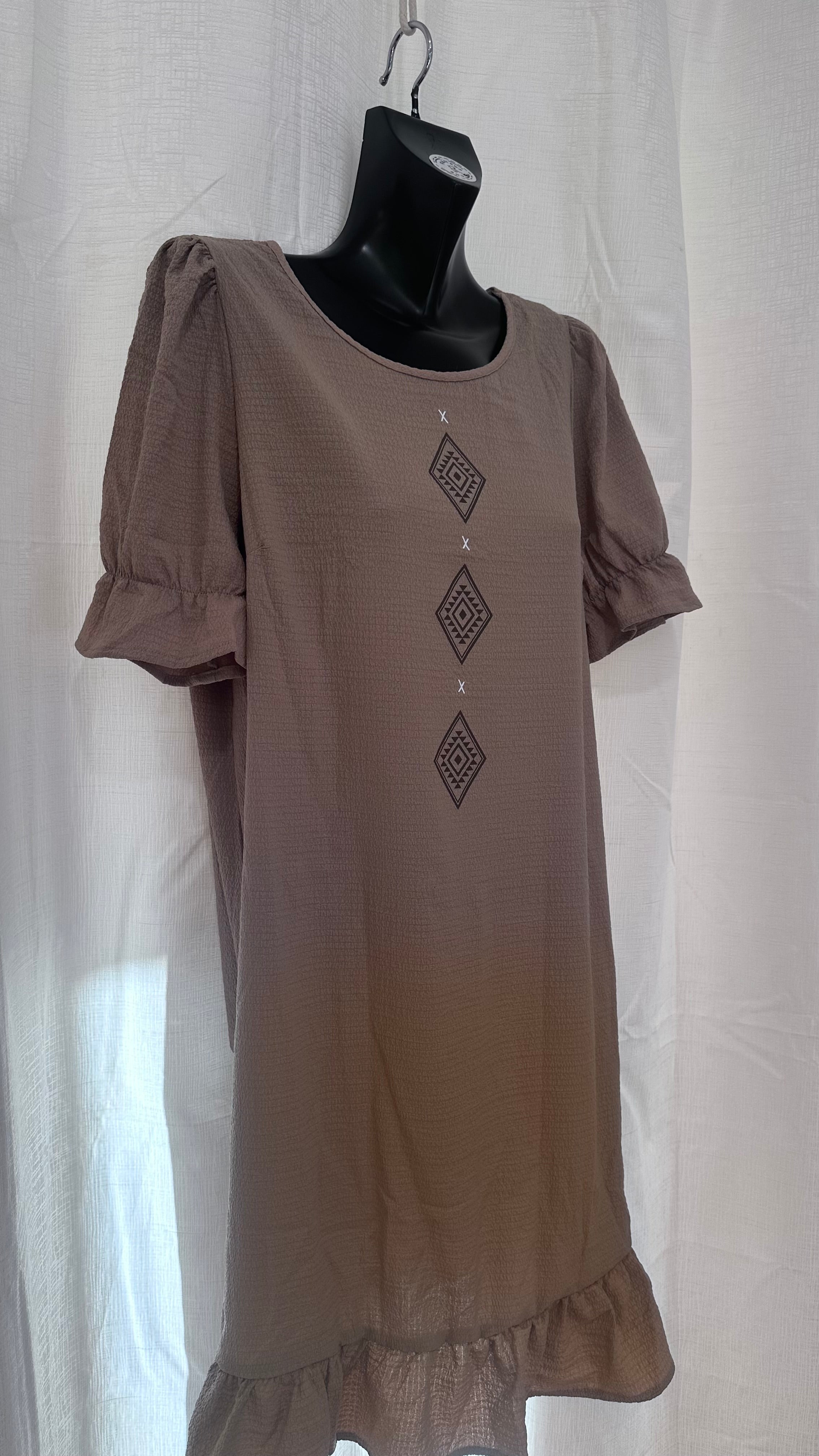Midi Dress n Beige x Size 14 x
