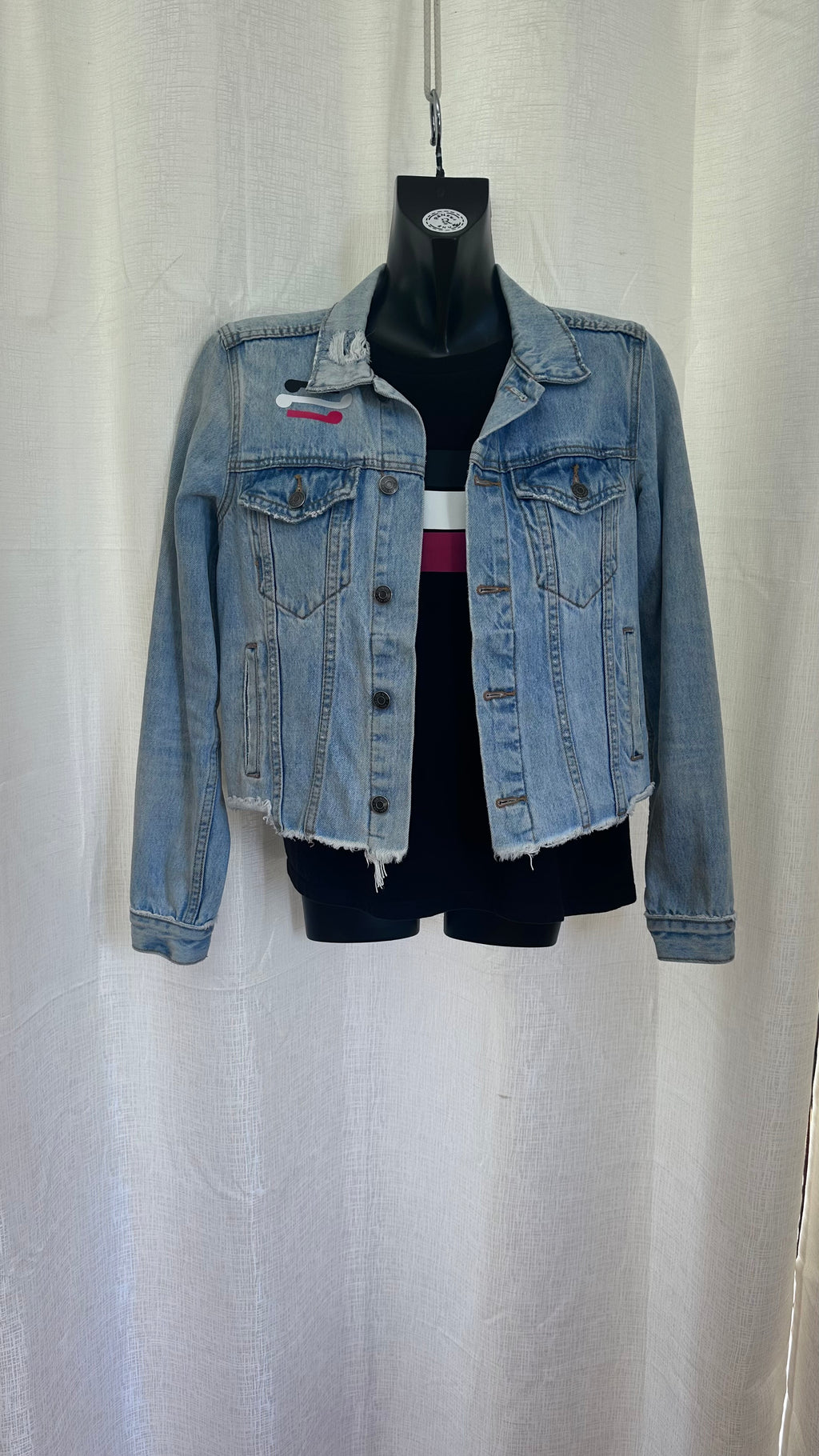 Statement Jacket in Denim x Size 10 x