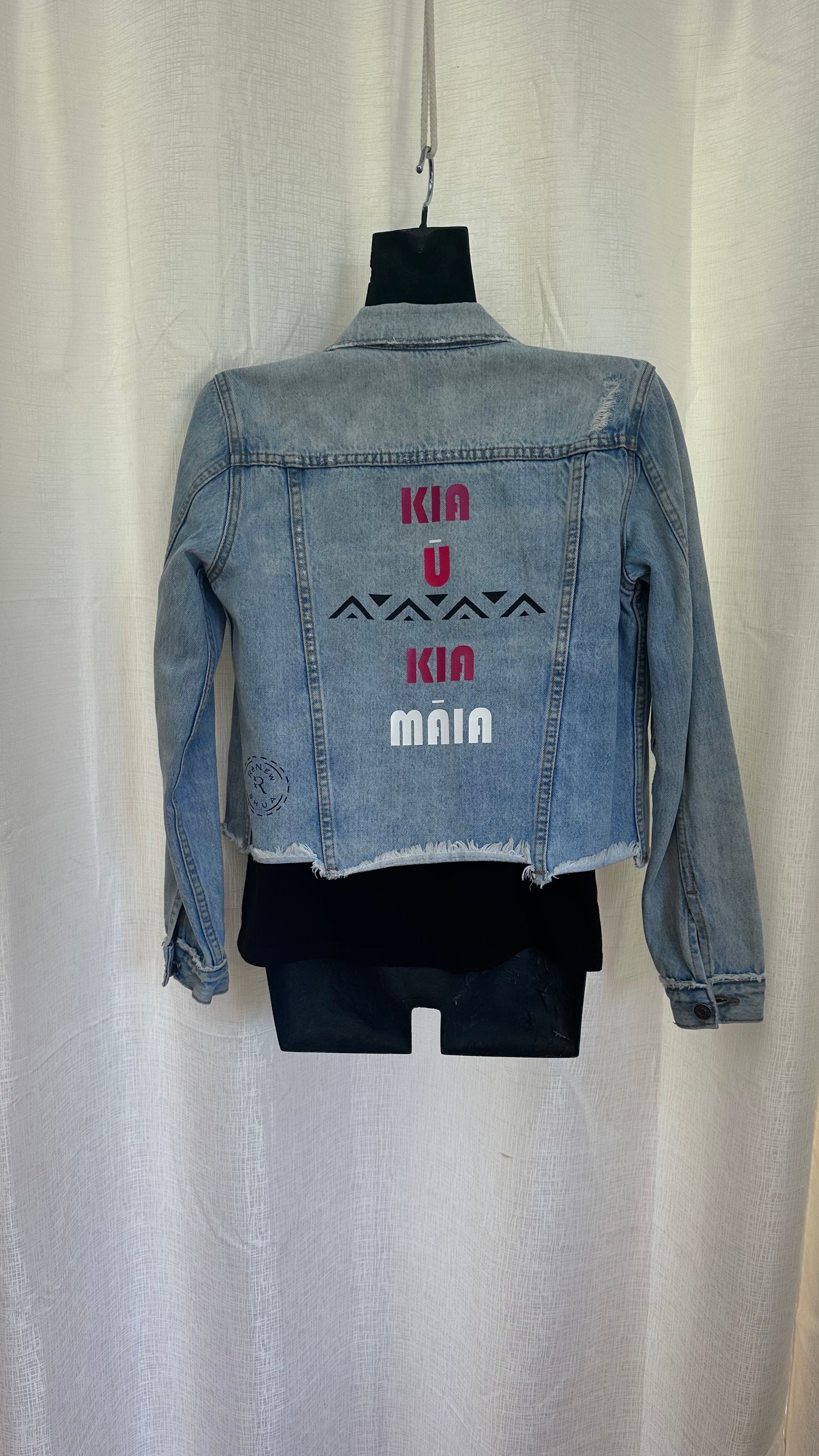 Statement Jacket in Denim x Size 10 x