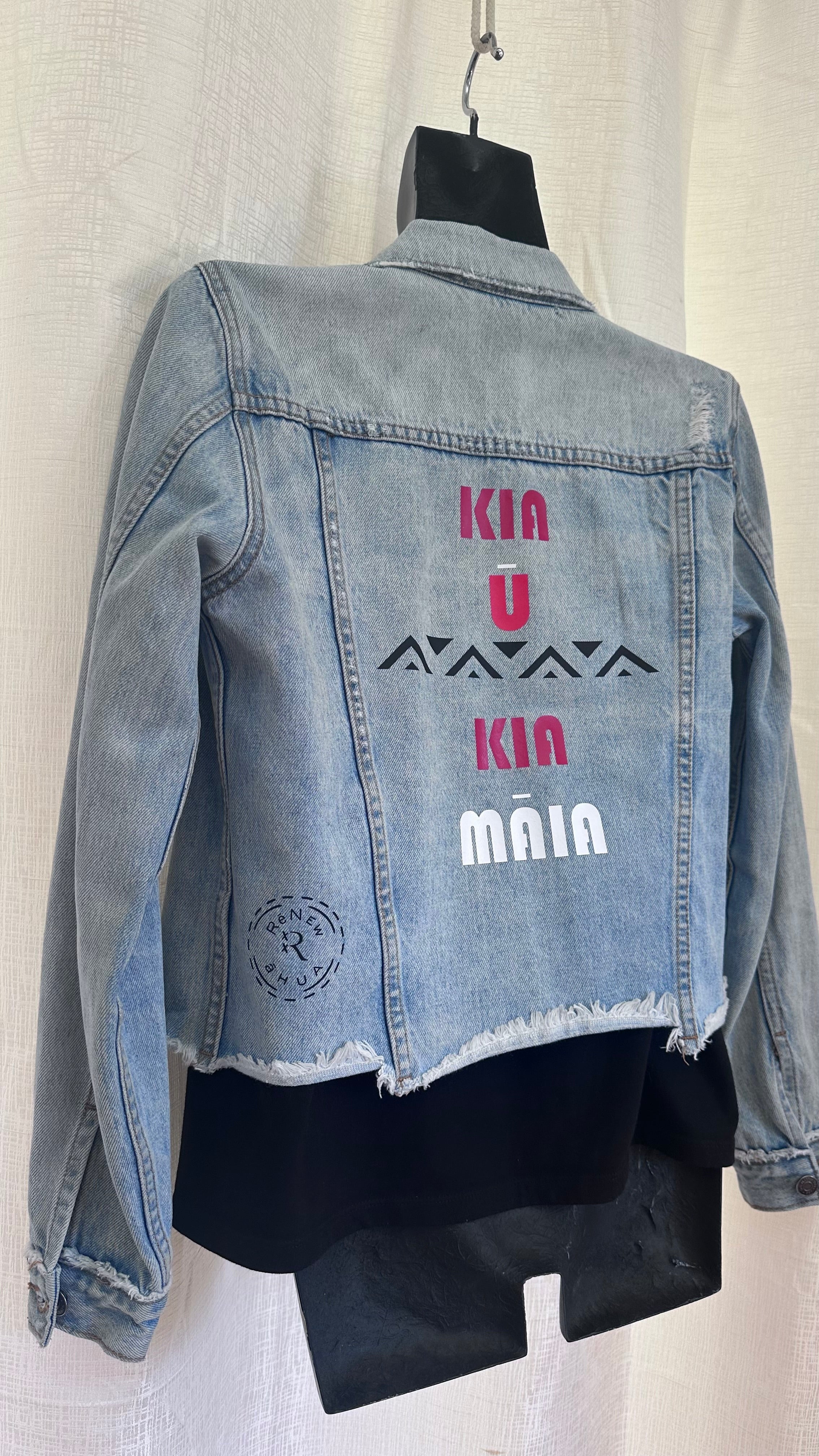 Statement Jacket in Denim x Size 10 x