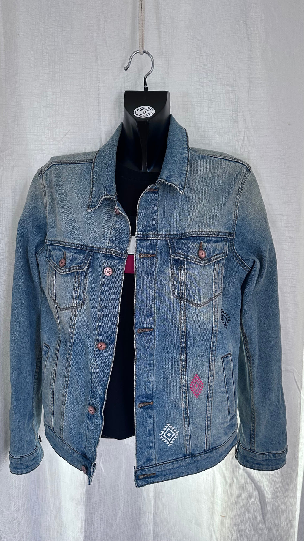 Statement Jacket in Denim x Size 14 x