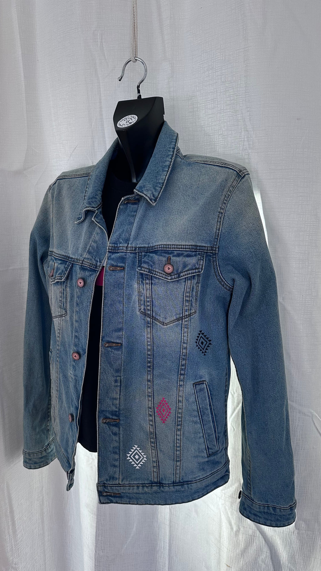 Statement Jacket in Denim x Size 14 x