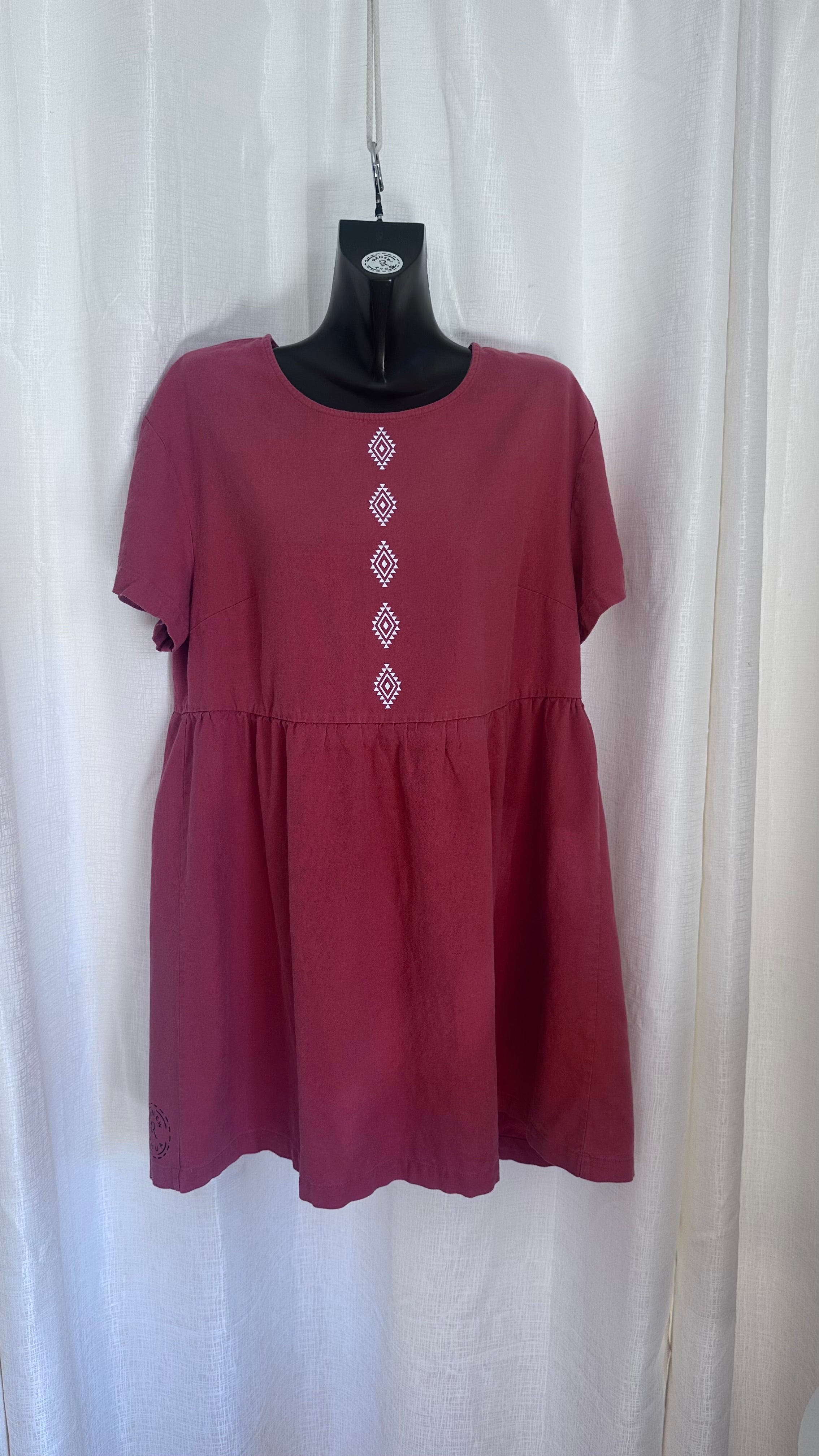 Midi Dress n Rust orange x Size 14 x