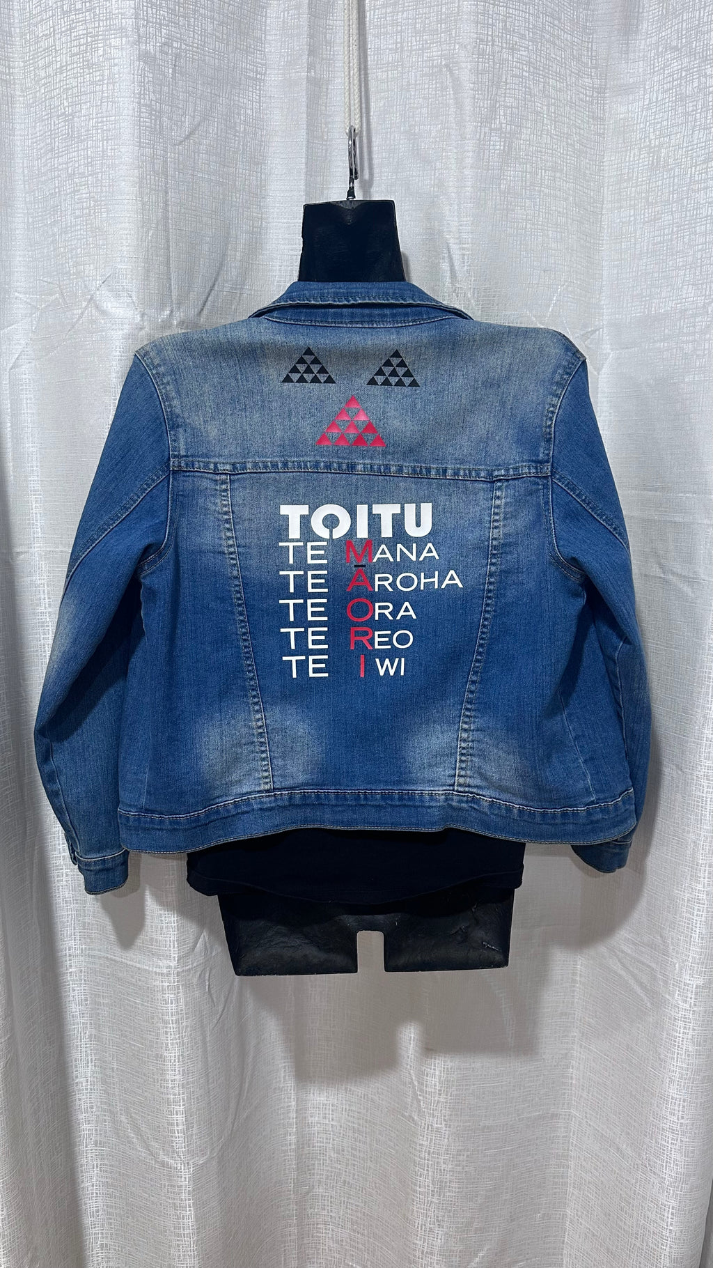 STATEMENT Denim Jacket x Size 12 x