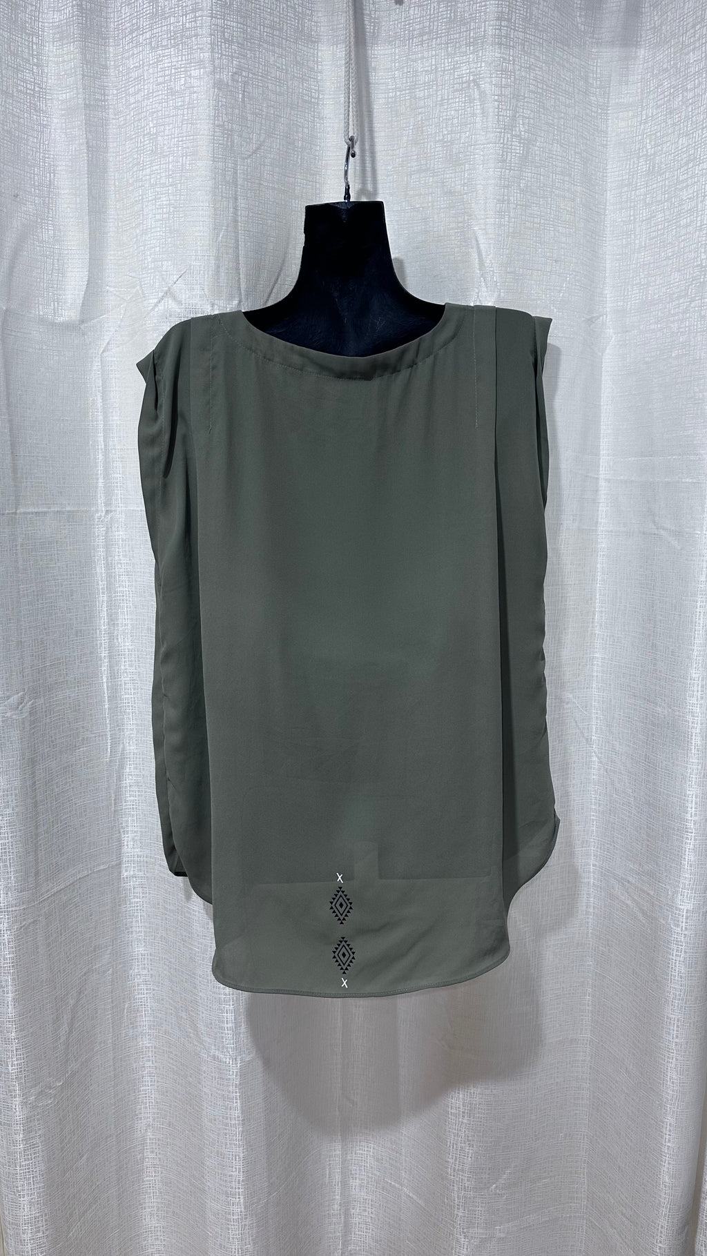 Wahine Top n Khaki Green x Size 16 x